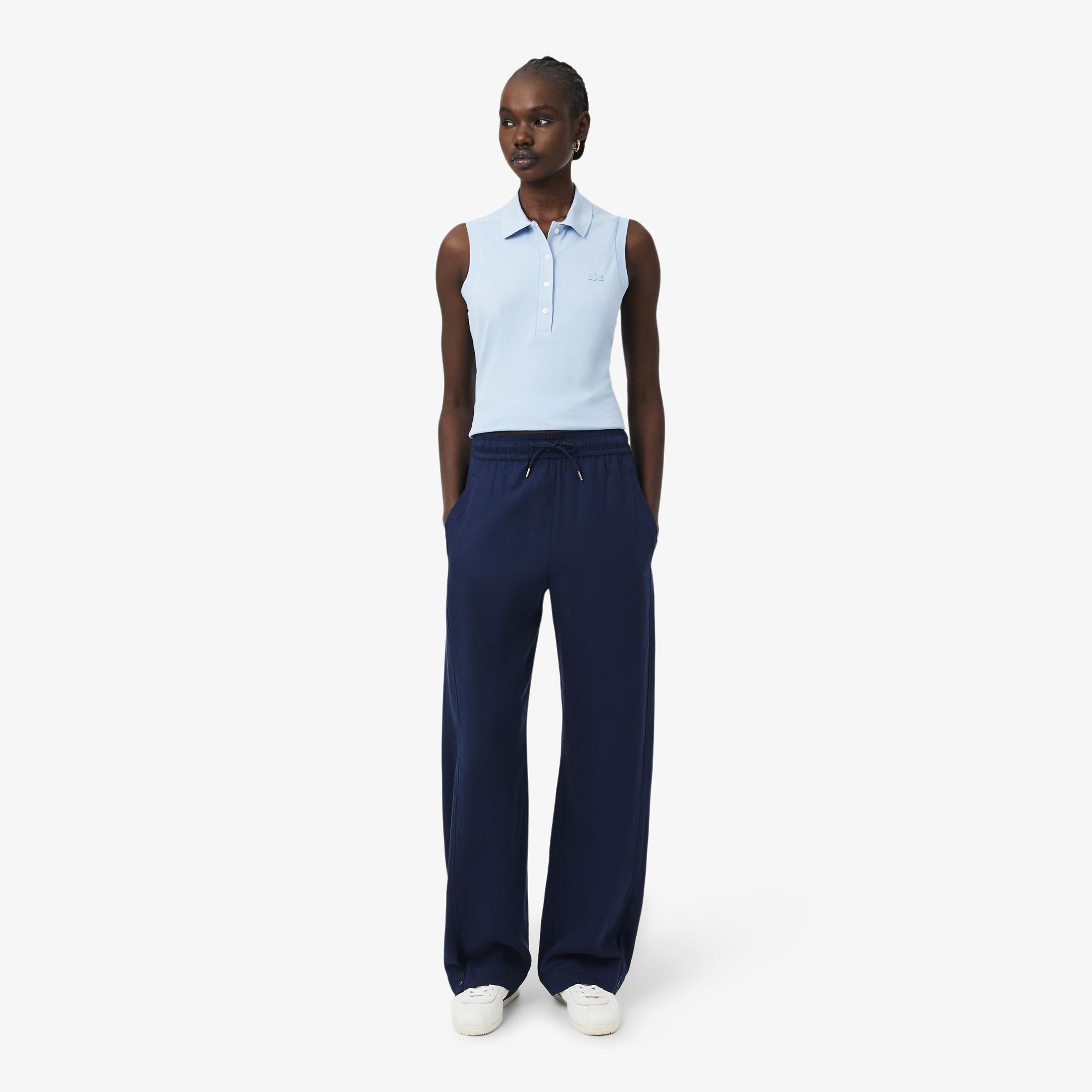 Kadın Oversize Fit Lacivert Pantolon