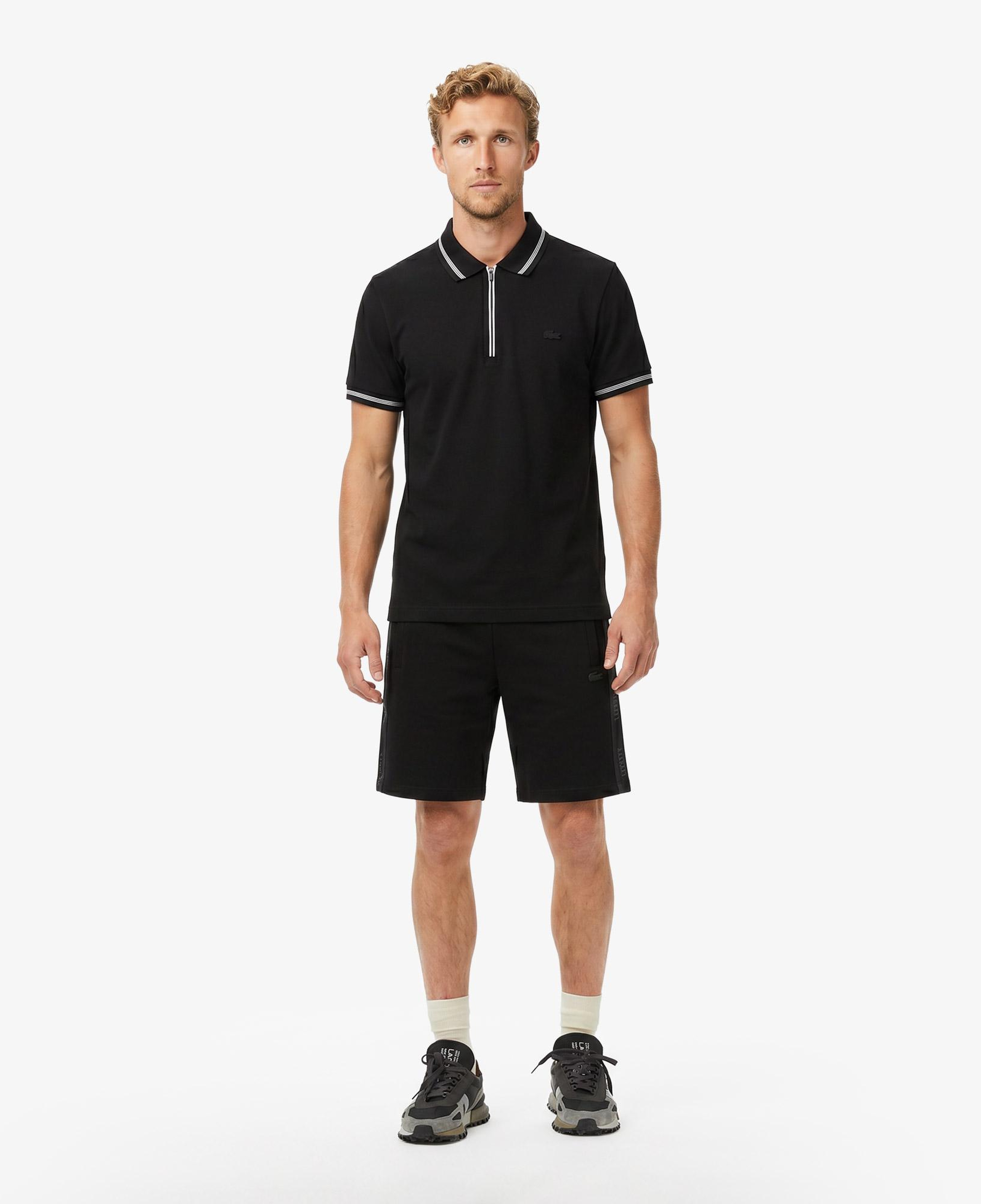 Erkek Regular Fit Siyah Polo