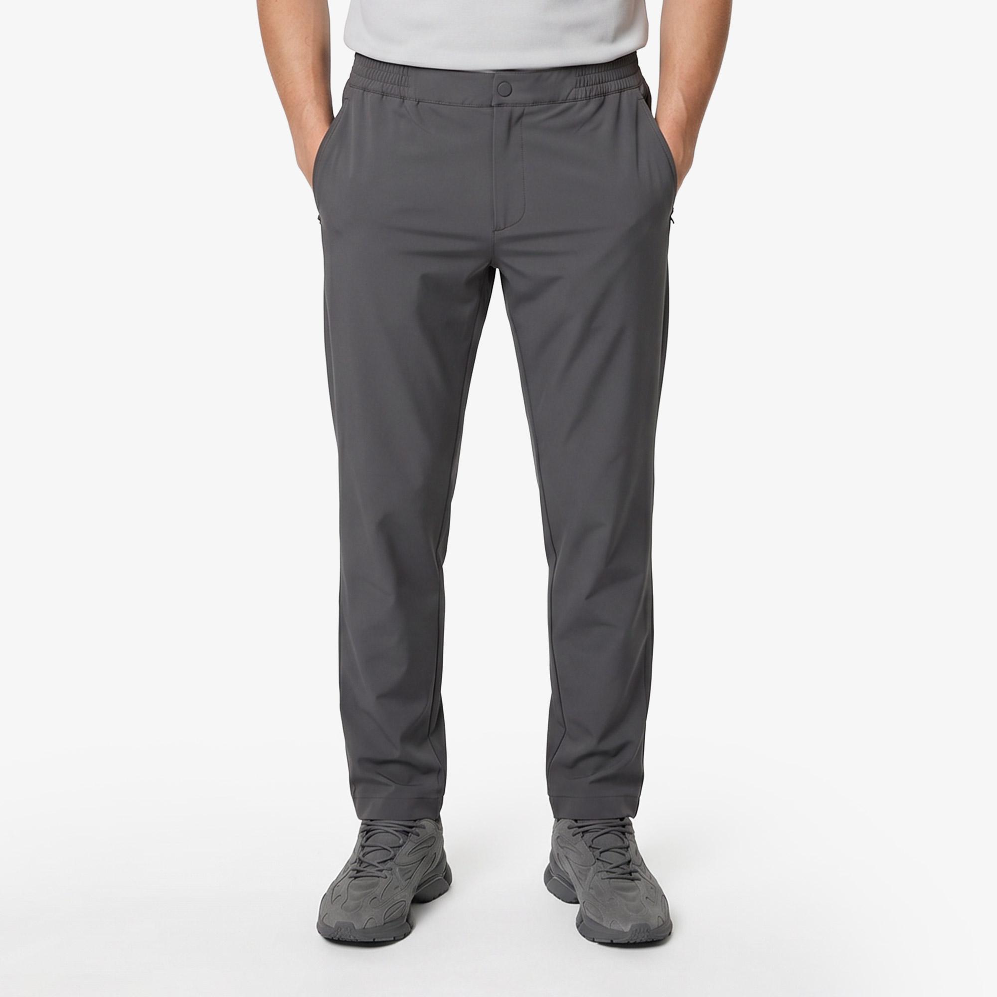 Erkek Slim Fit Koyu Gri Pantolon