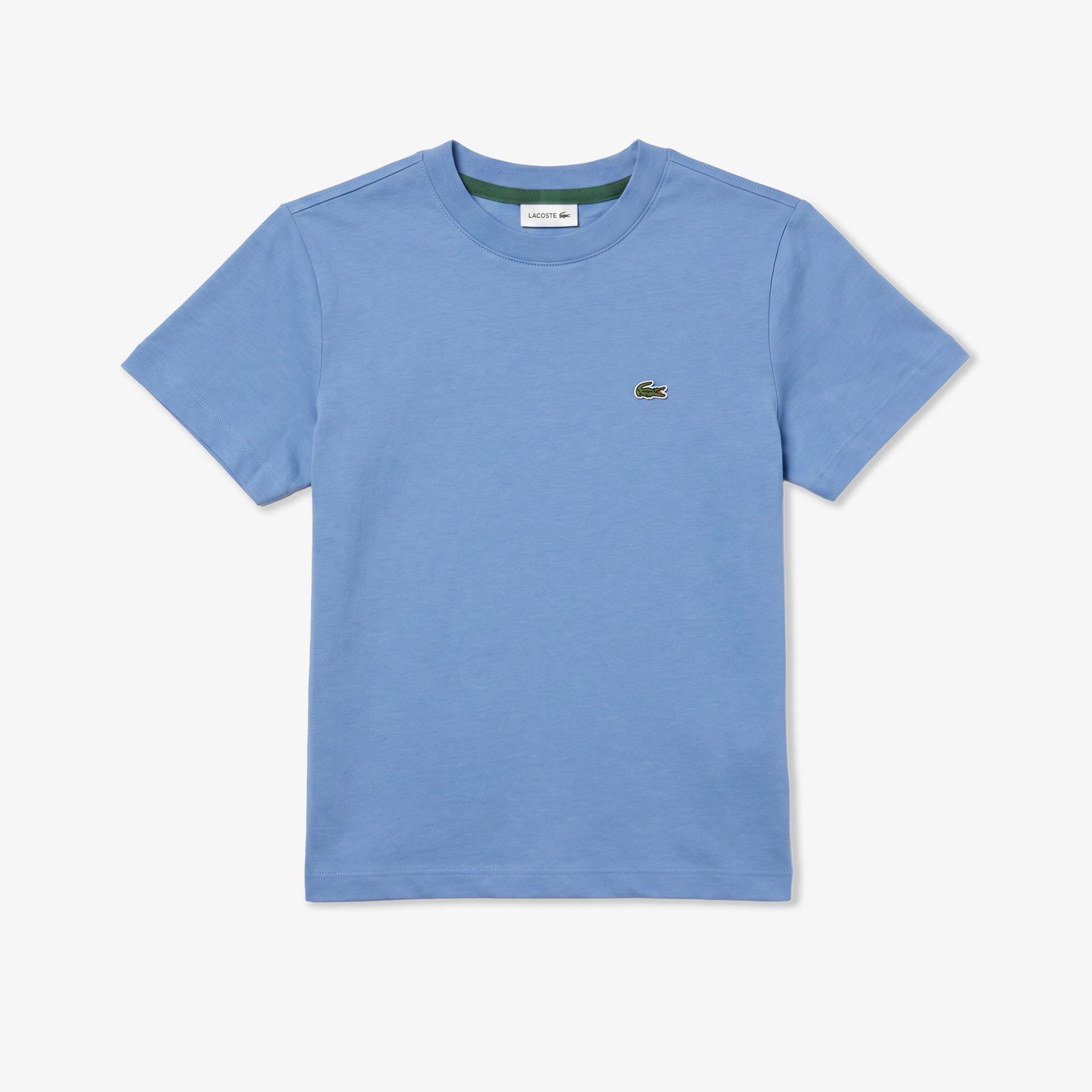 Çocuk Bisiklet Yaka Mavi T-Shirt