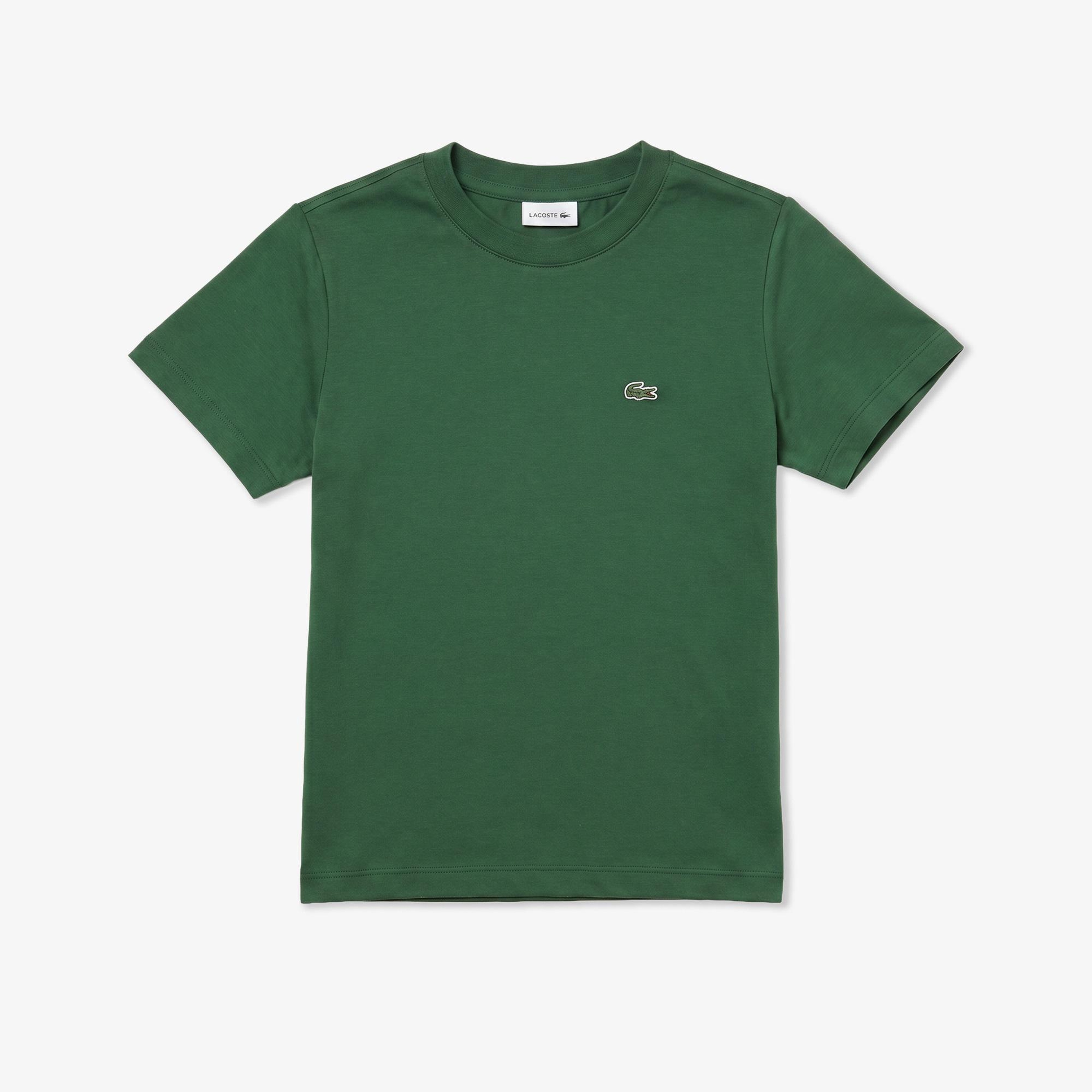 Çocuk Bisiklet Yaka Yeşil T-Shirt