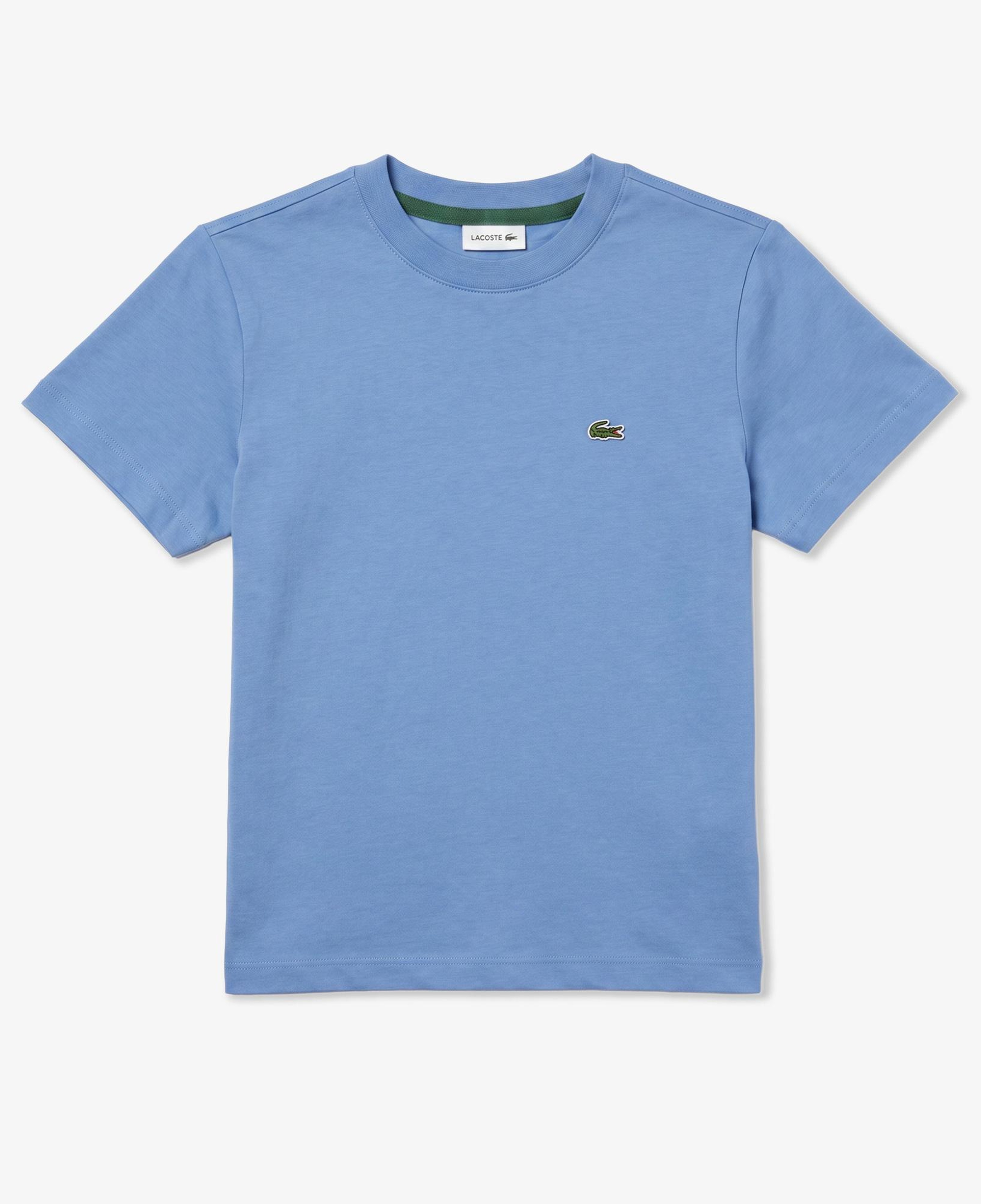 Çocuk Bisiklet Yaka Mavi T-Shirt