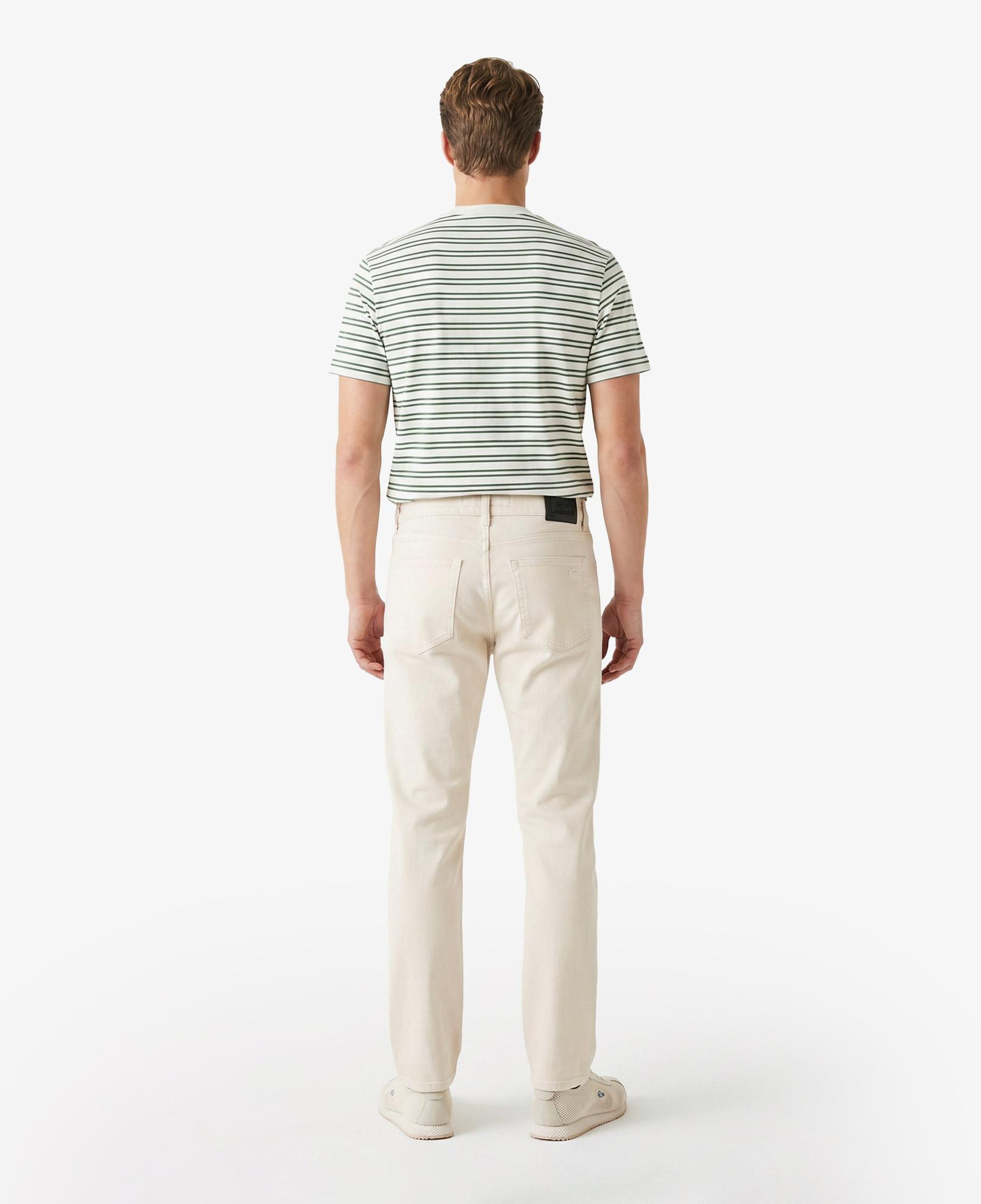 Erkek Slim Fit Bej Jean Pantolon