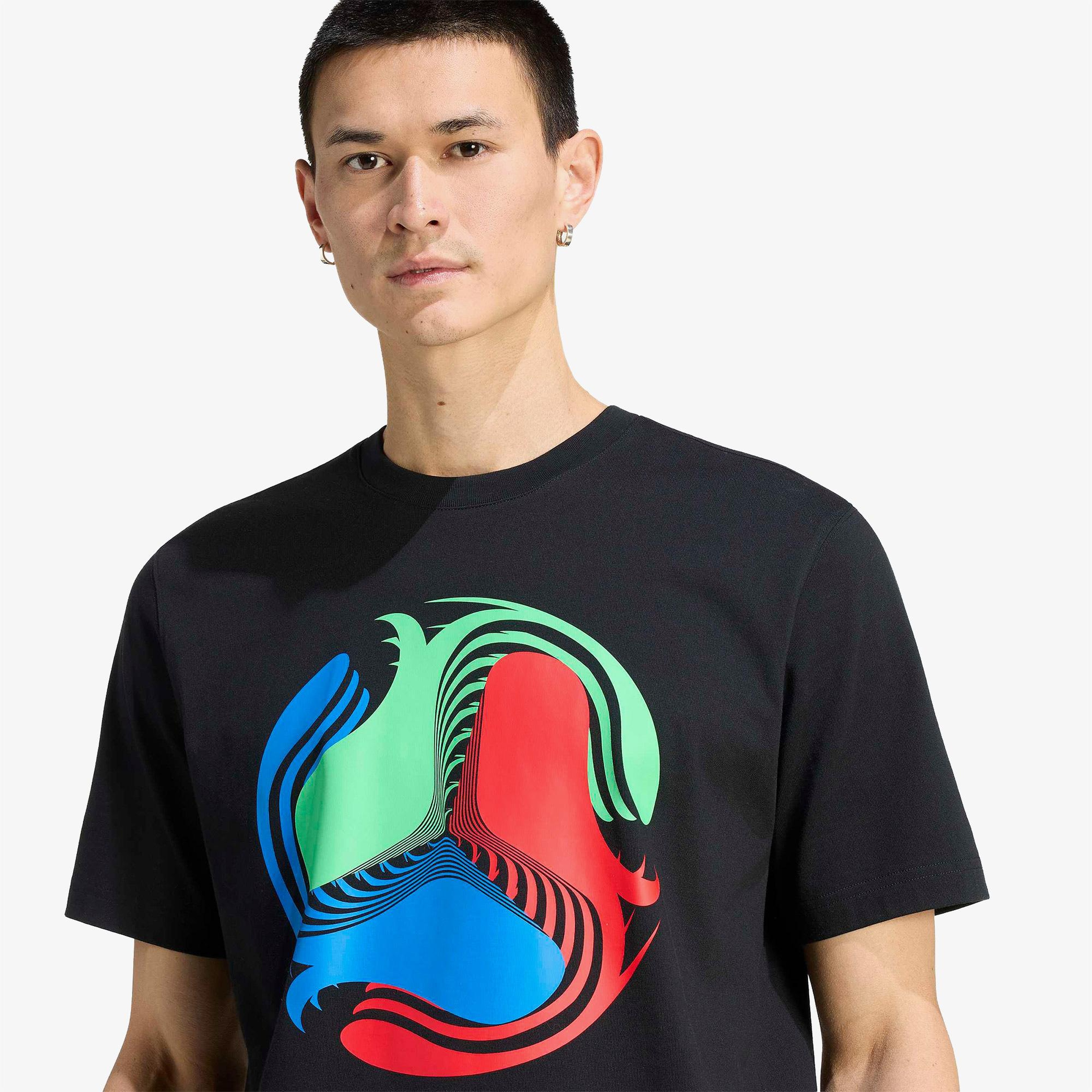 adidas World Cup Tour Erkek Siyah T-Shirt