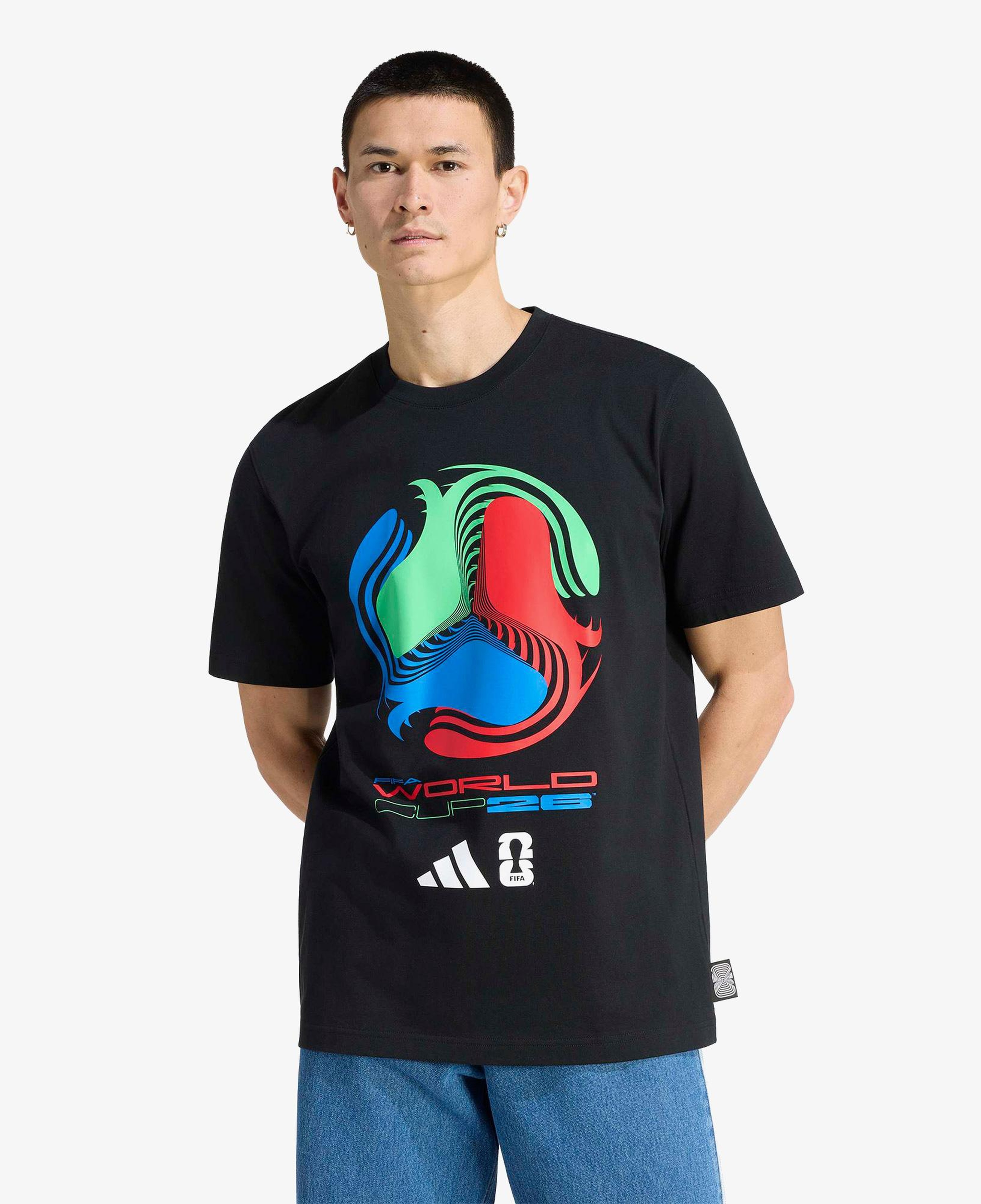 adidas World Cup Tour Erkek Siyah T-Shirt