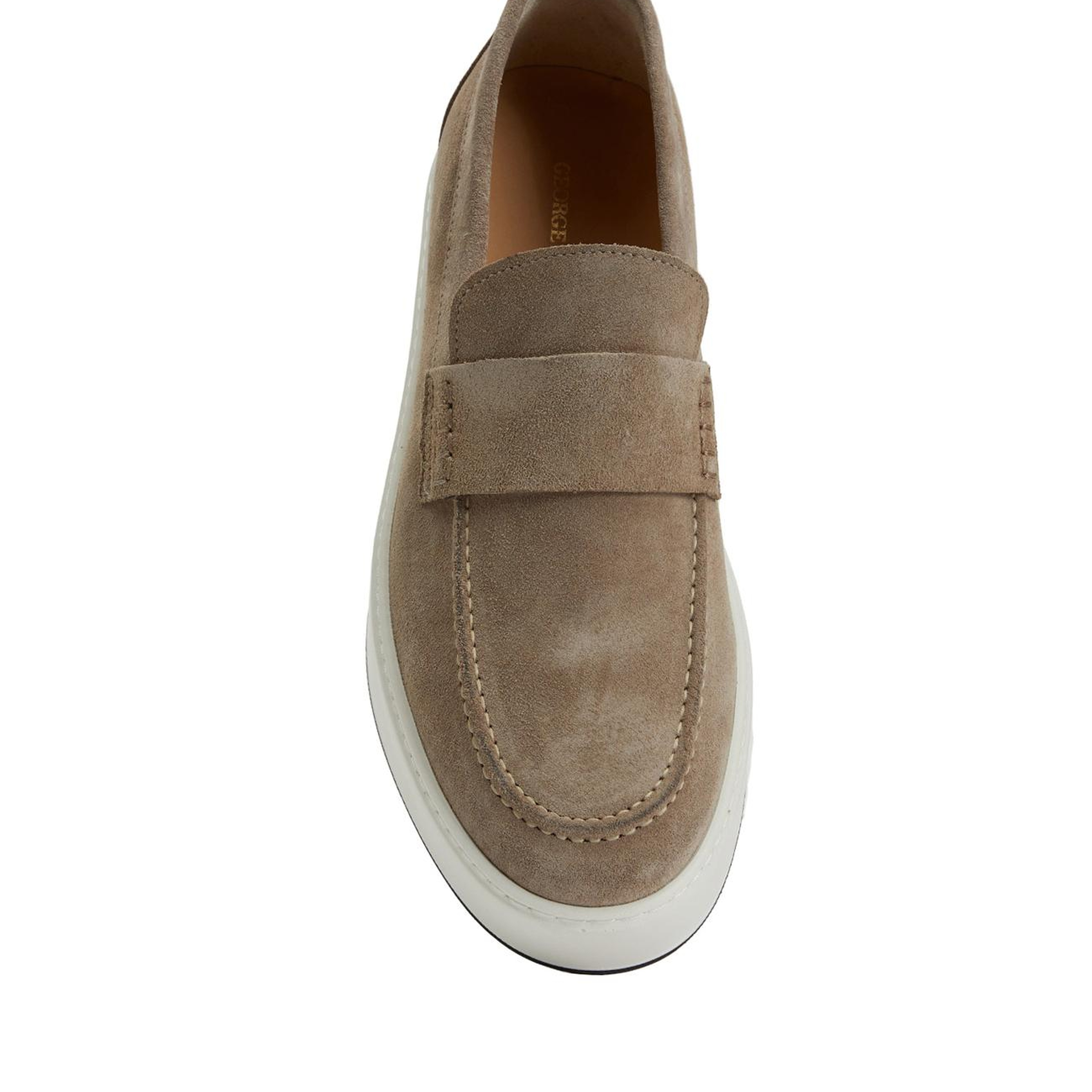 George Hogg Erkek Açık Kahverengi Süet Loafer