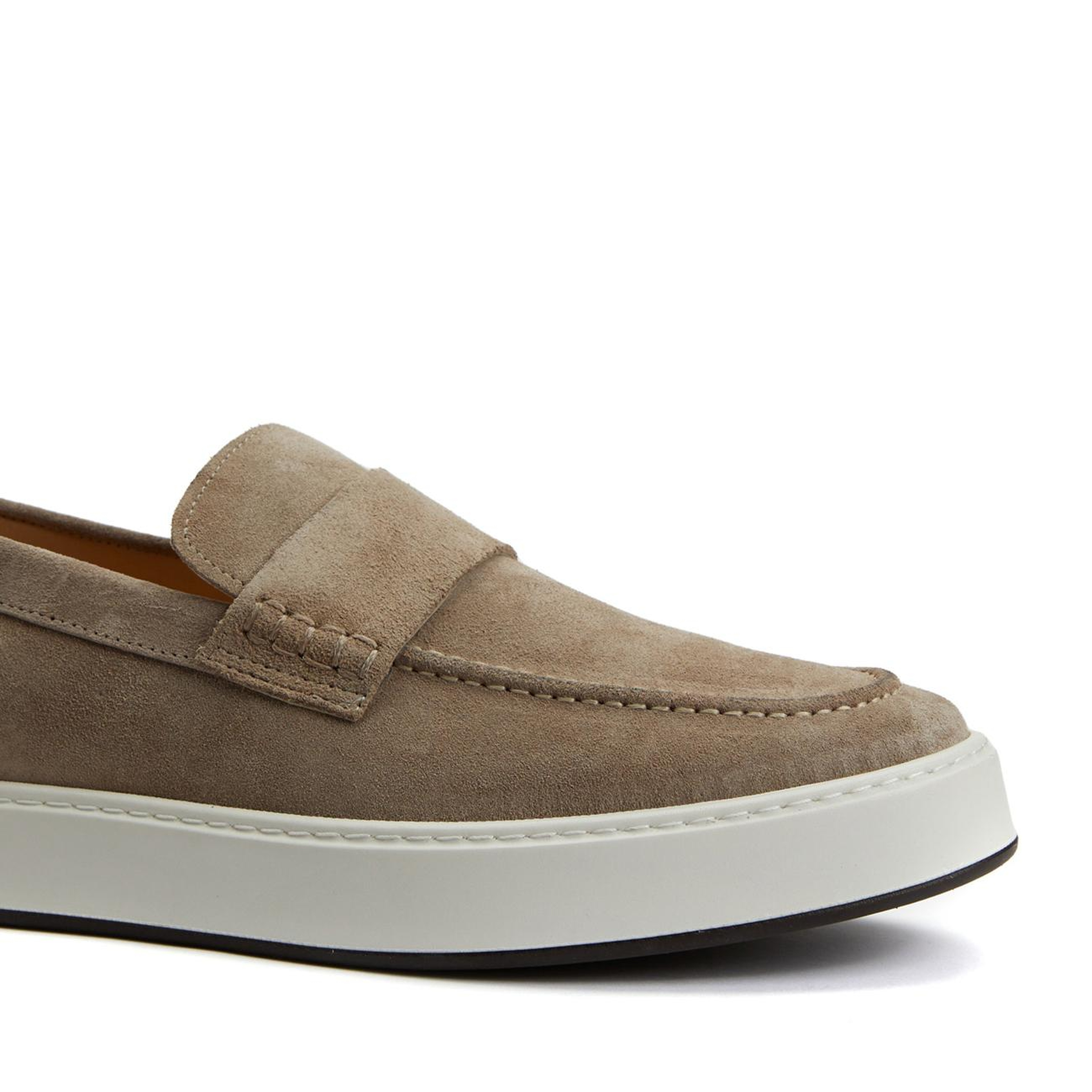 George Hogg Erkek Açık Kahverengi Süet Loafer