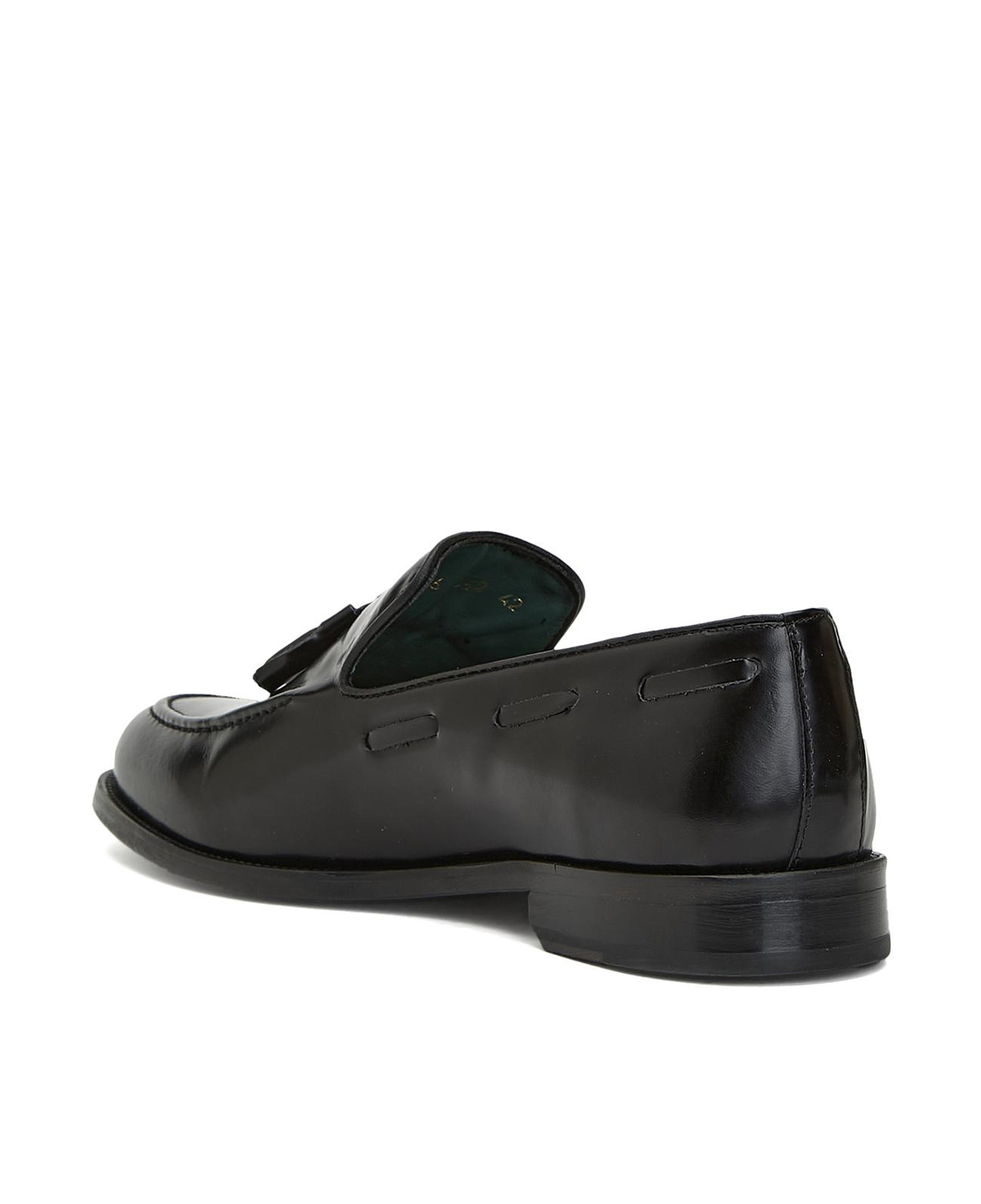 George Hogg Icons Erkek Siyah Püskül Detaylı Deri Loafer