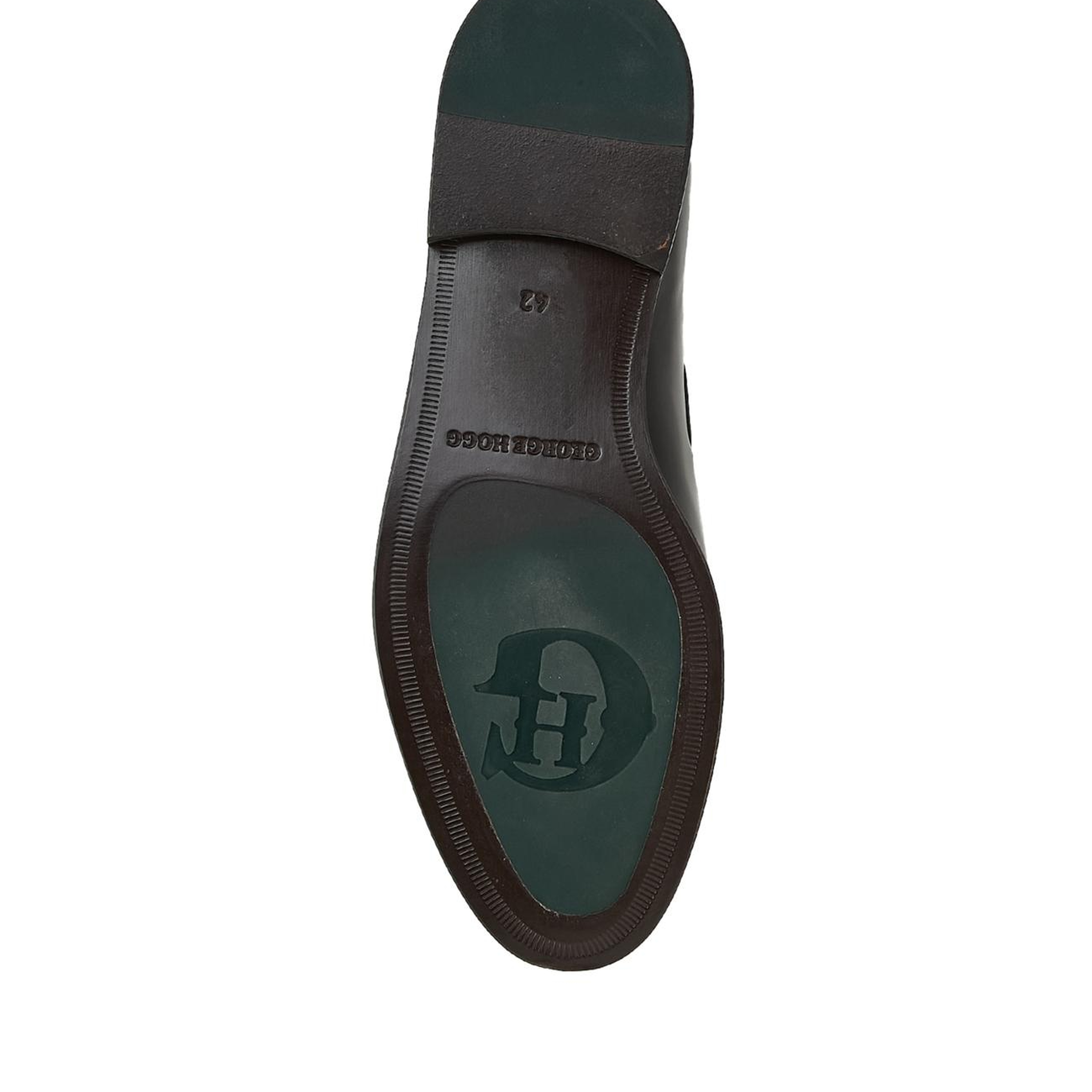 George Hogg Icons Erkek Siyah Püskül Detaylı Deri Loafer