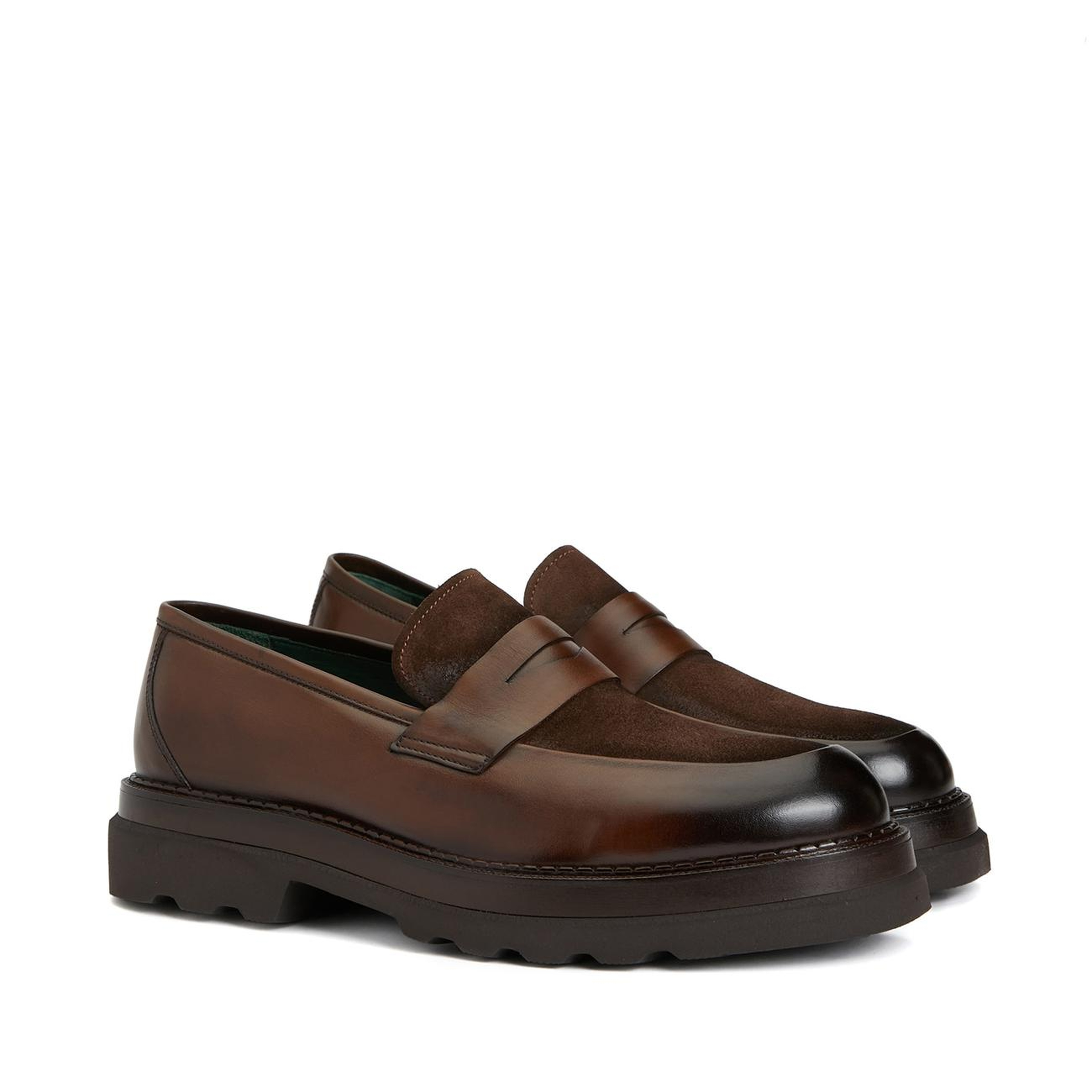 George Hogg Erkek Kahverengi Süet Loafer