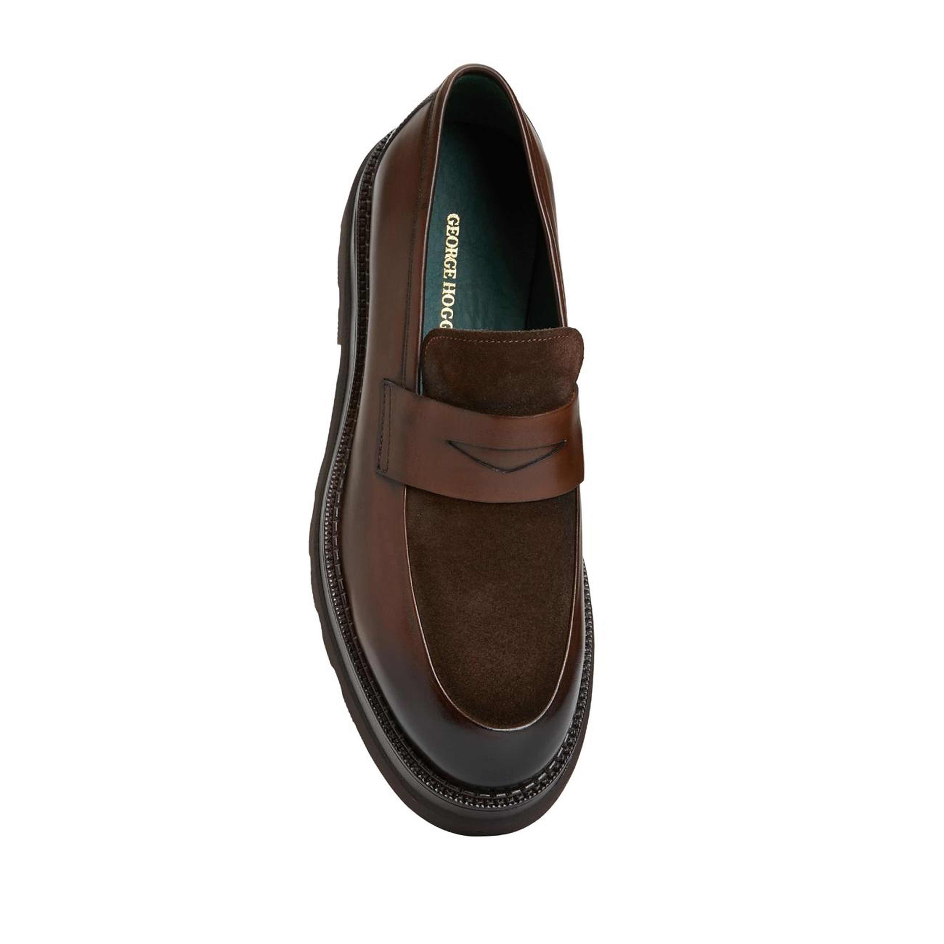 George Hogg Erkek Kahverengi Süet Loafer