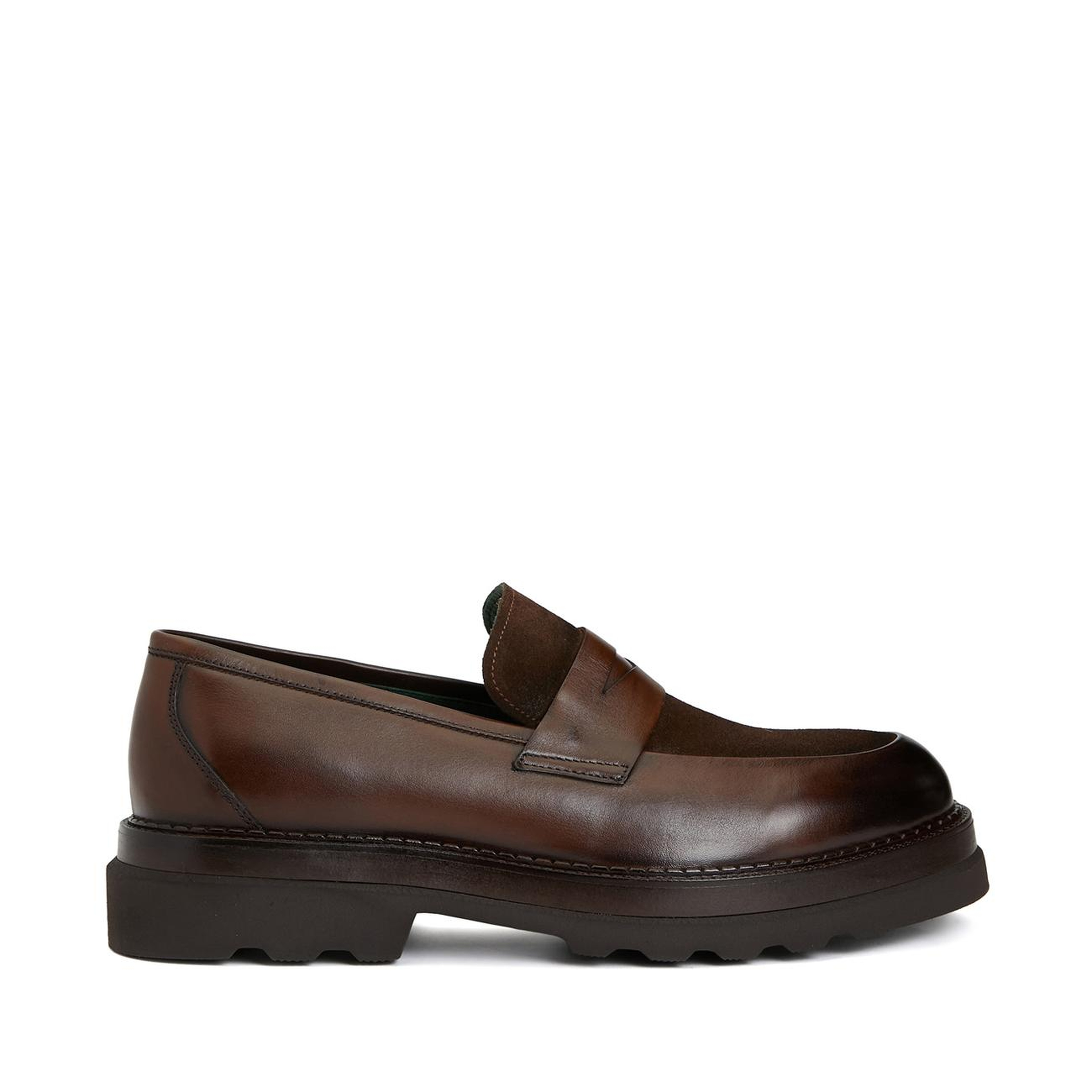 George Hogg Erkek Kahverengi Süet Loafer