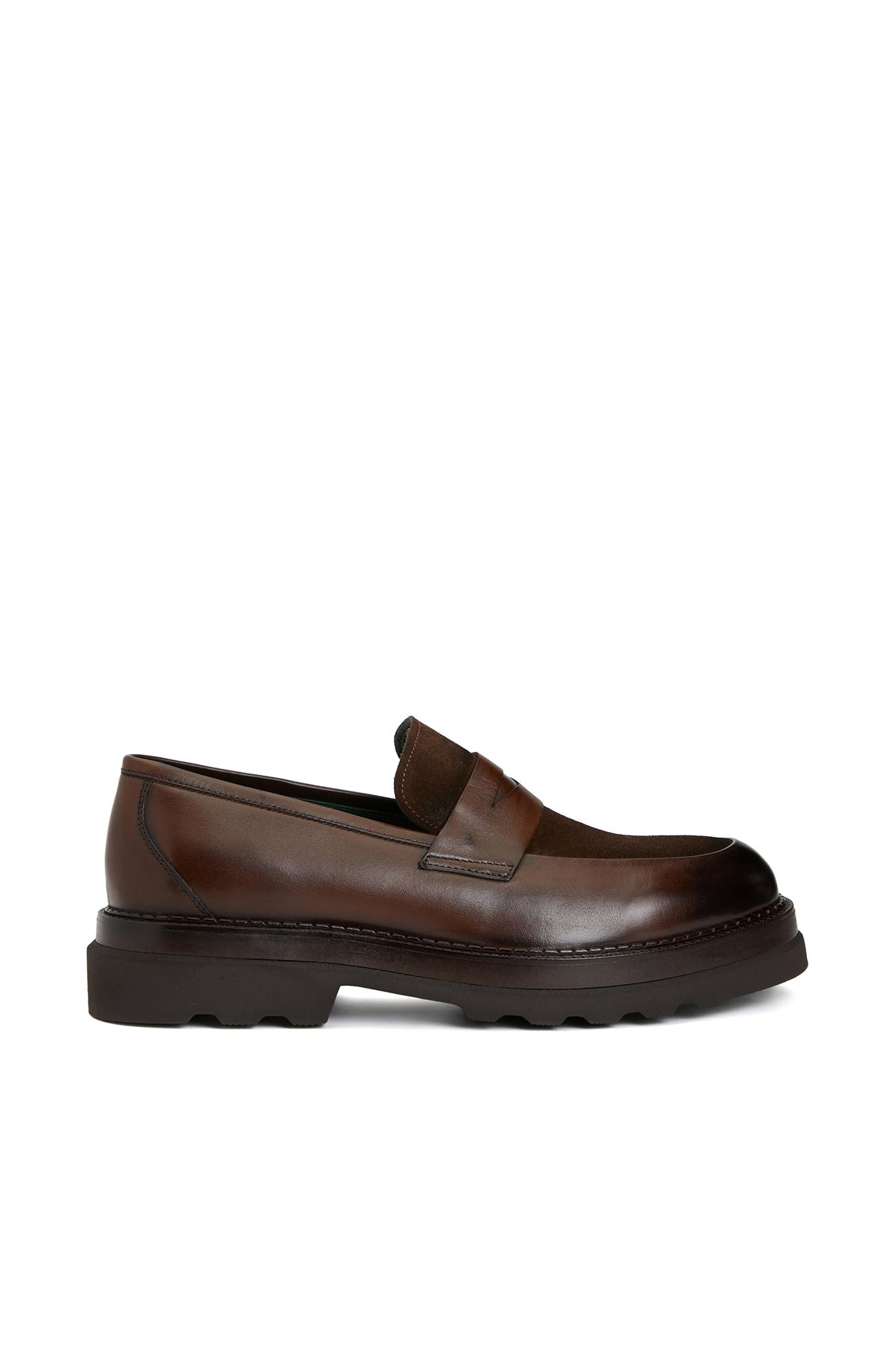 George Hogg Erkek Kahverengi Süet Loafer