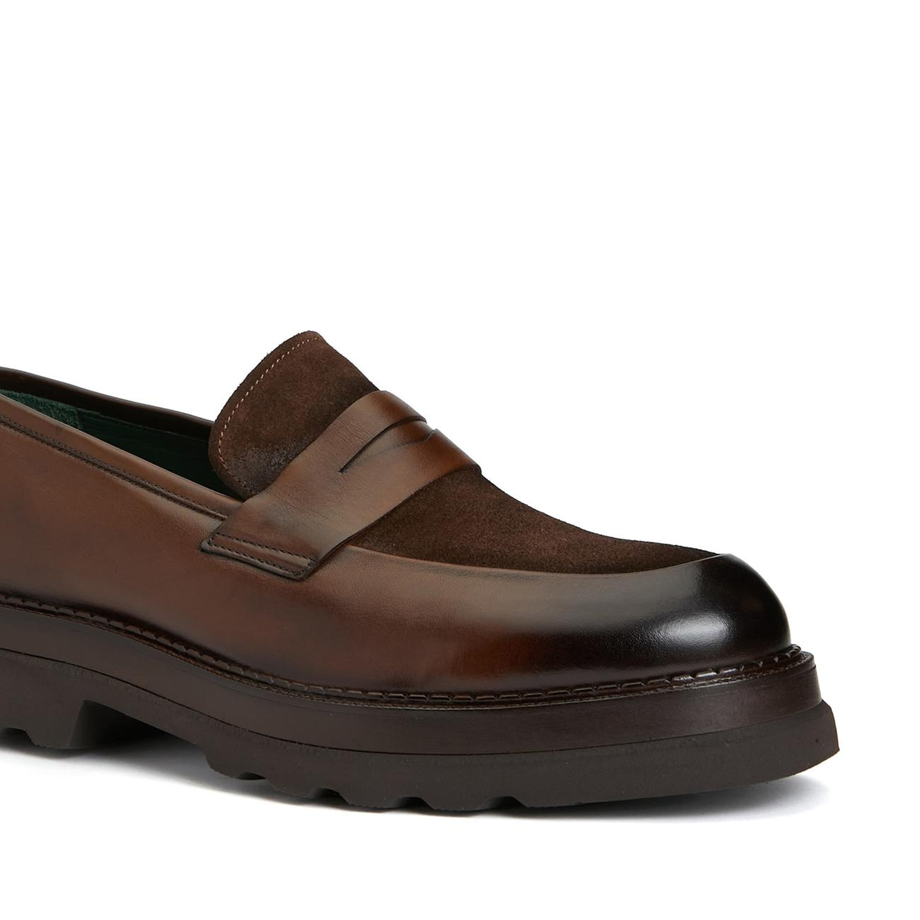 George Hogg Erkek Kahverengi Süet Loafer
