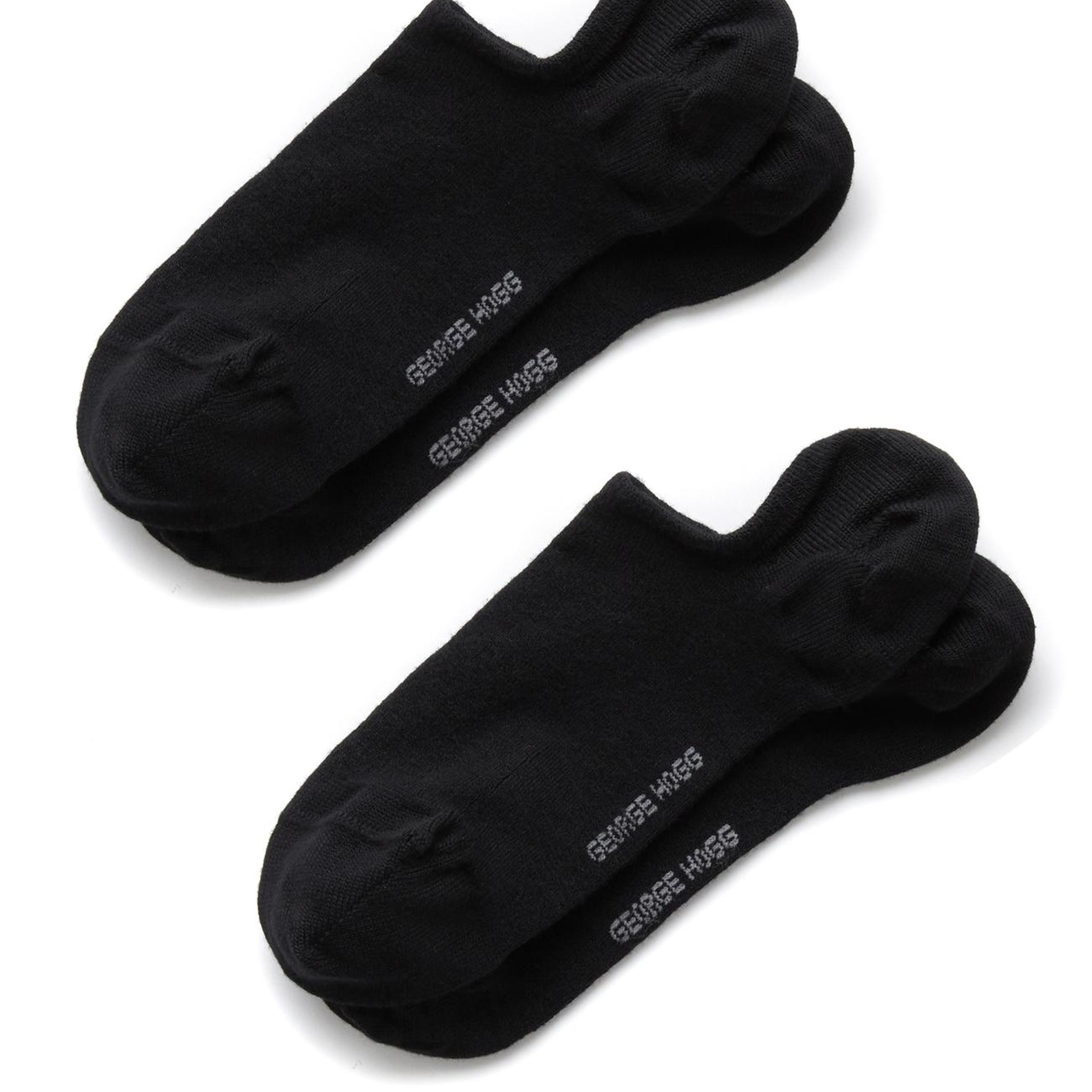 George Hogg Erkek 2li Siyah Bambu Sneaker Çorap Seti