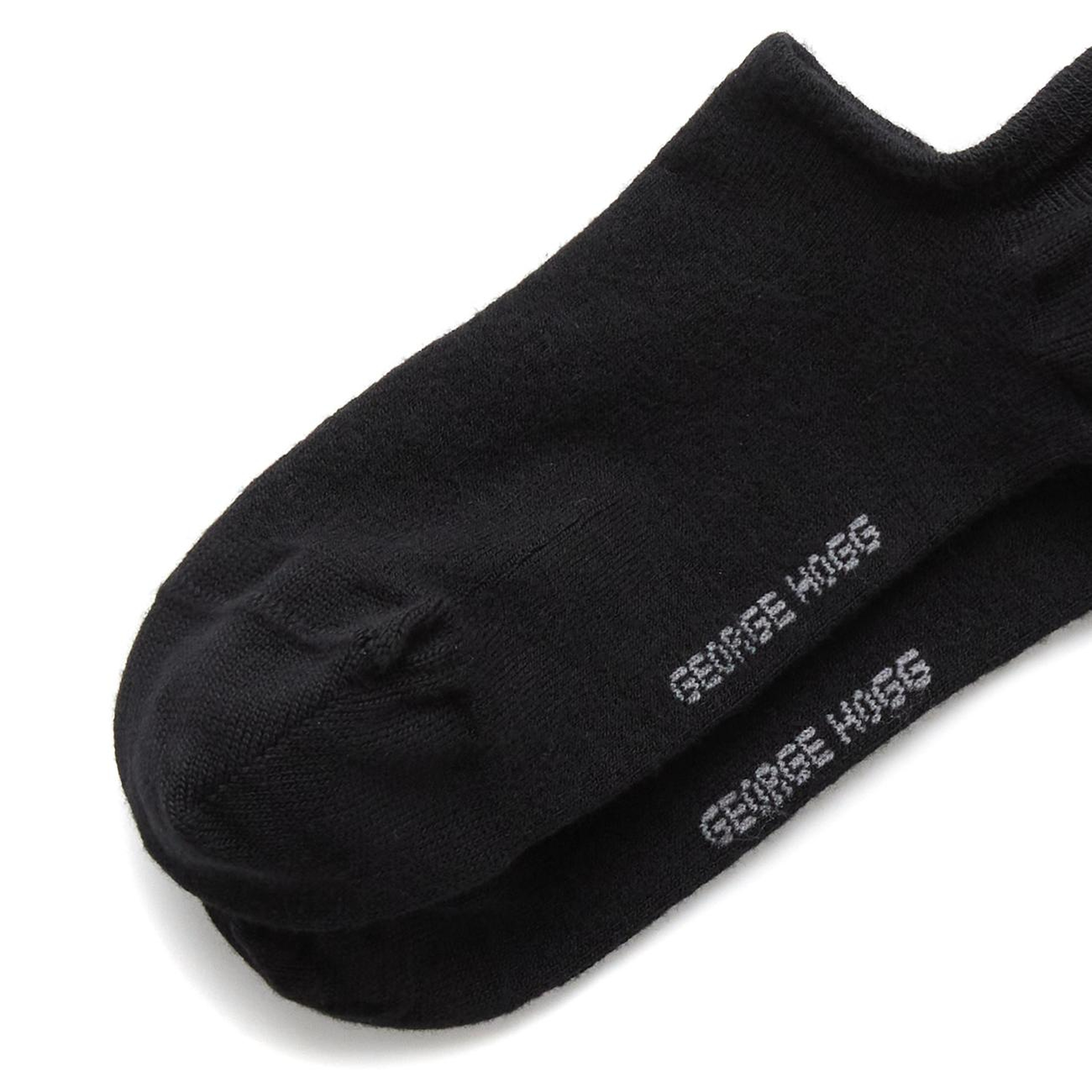 George Hogg Erkek 2li Siyah Bambu Sneaker Çorap Seti