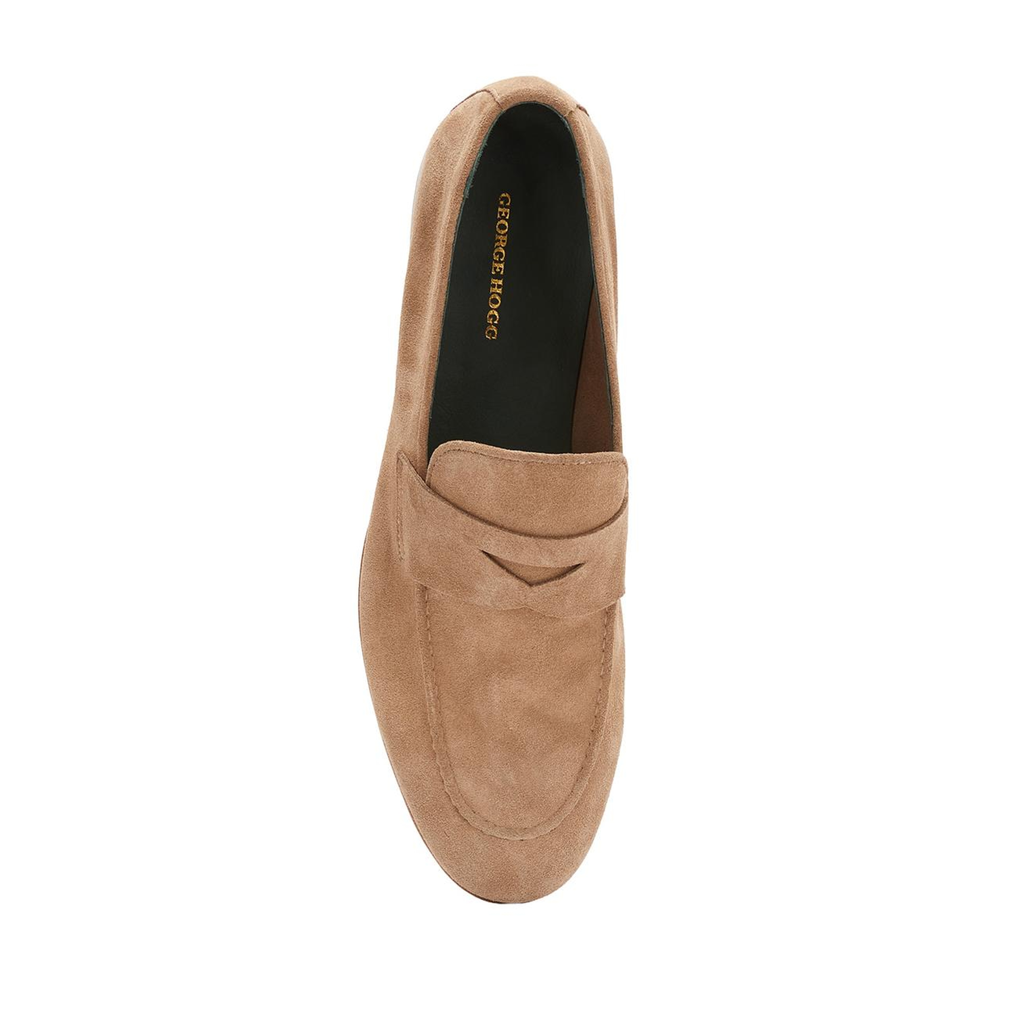 George Hogg Erkek Bej Astarsız Süet Loafer