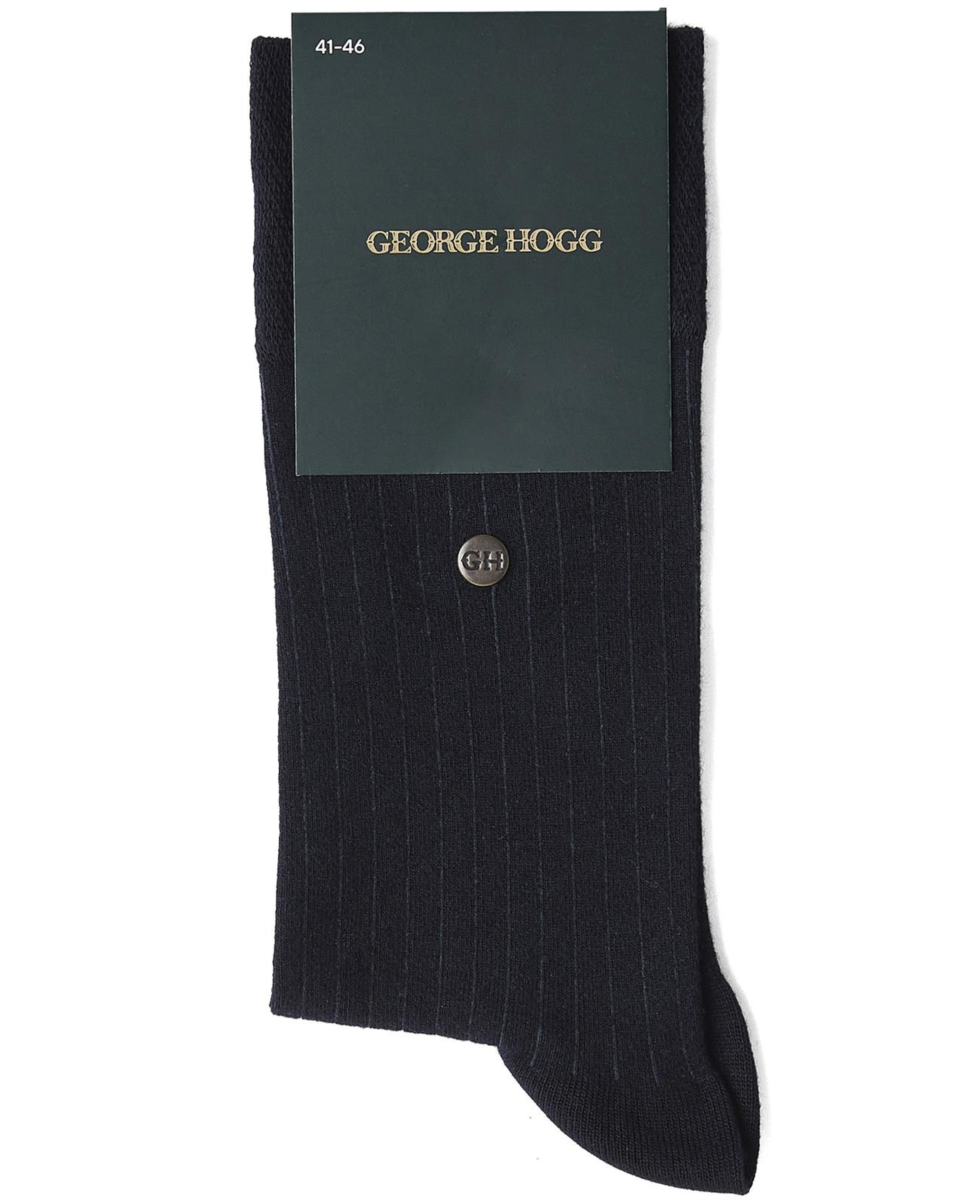 George Hogg Erkek Lacivert Bambu Çorap