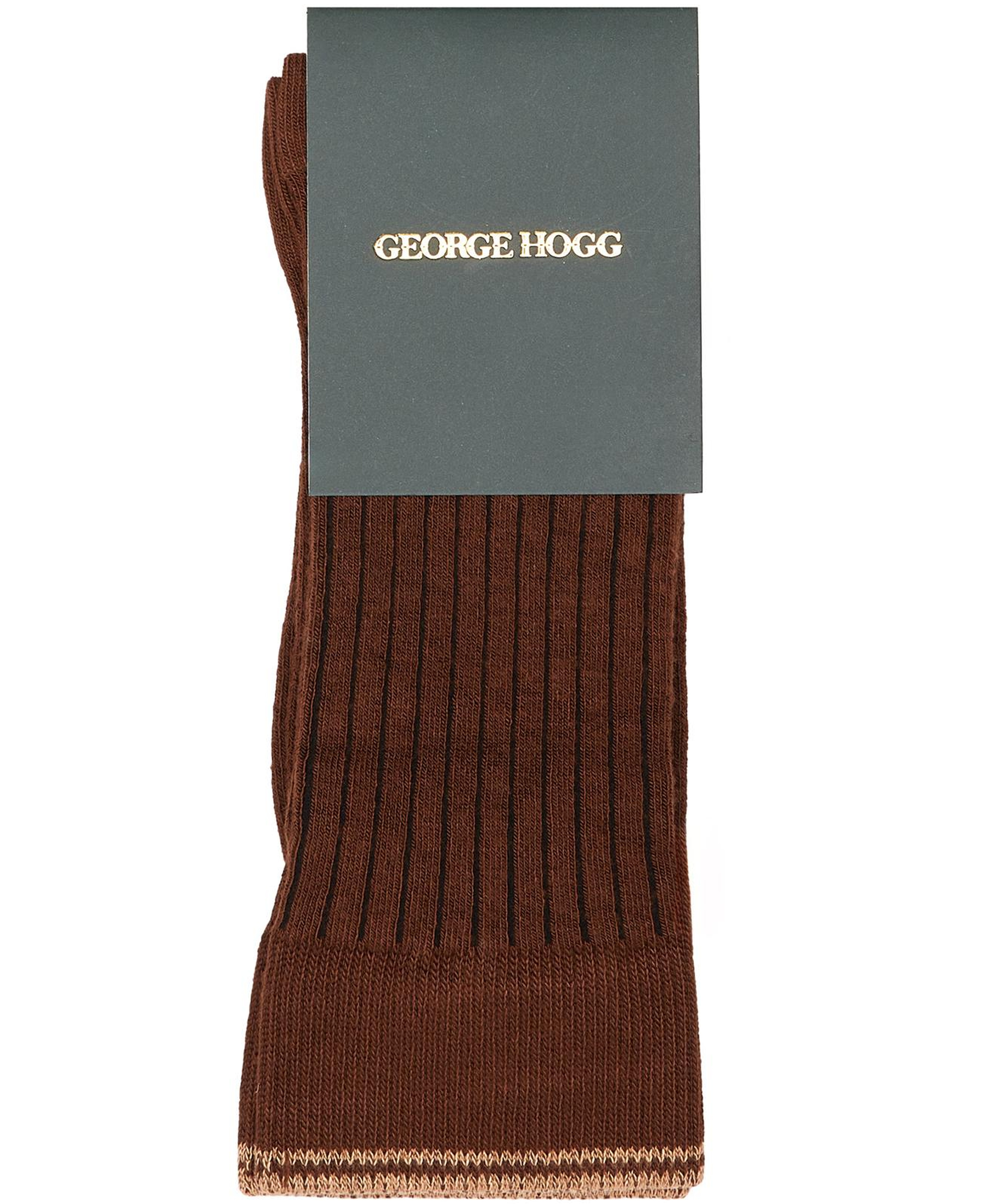 George Hogg Erkek Kahverengi Soket Çorap