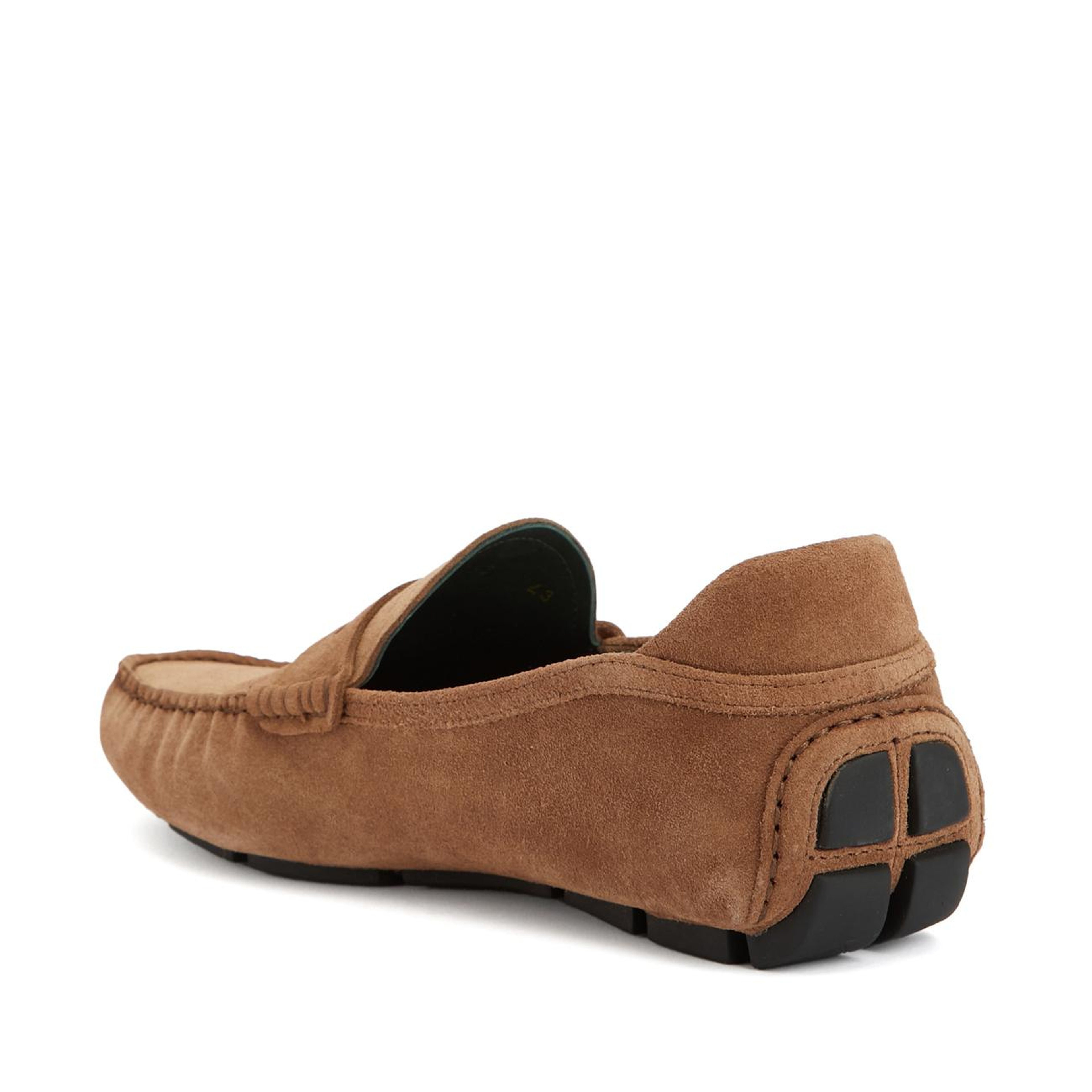 George Hogg Erkek Kahverengi Deri Driver Loafer