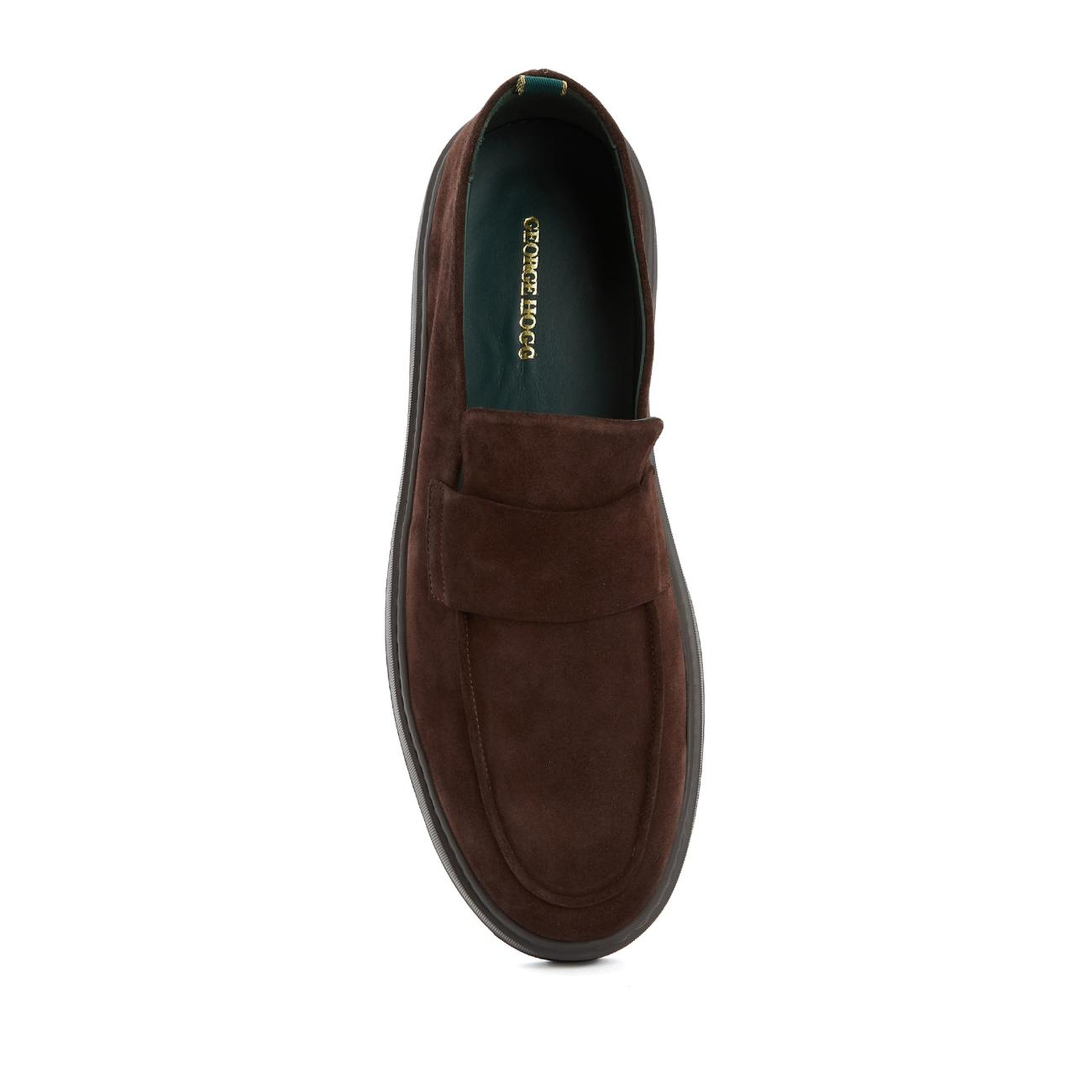 George Hogg Erkek Kahverengi Süet Loafer