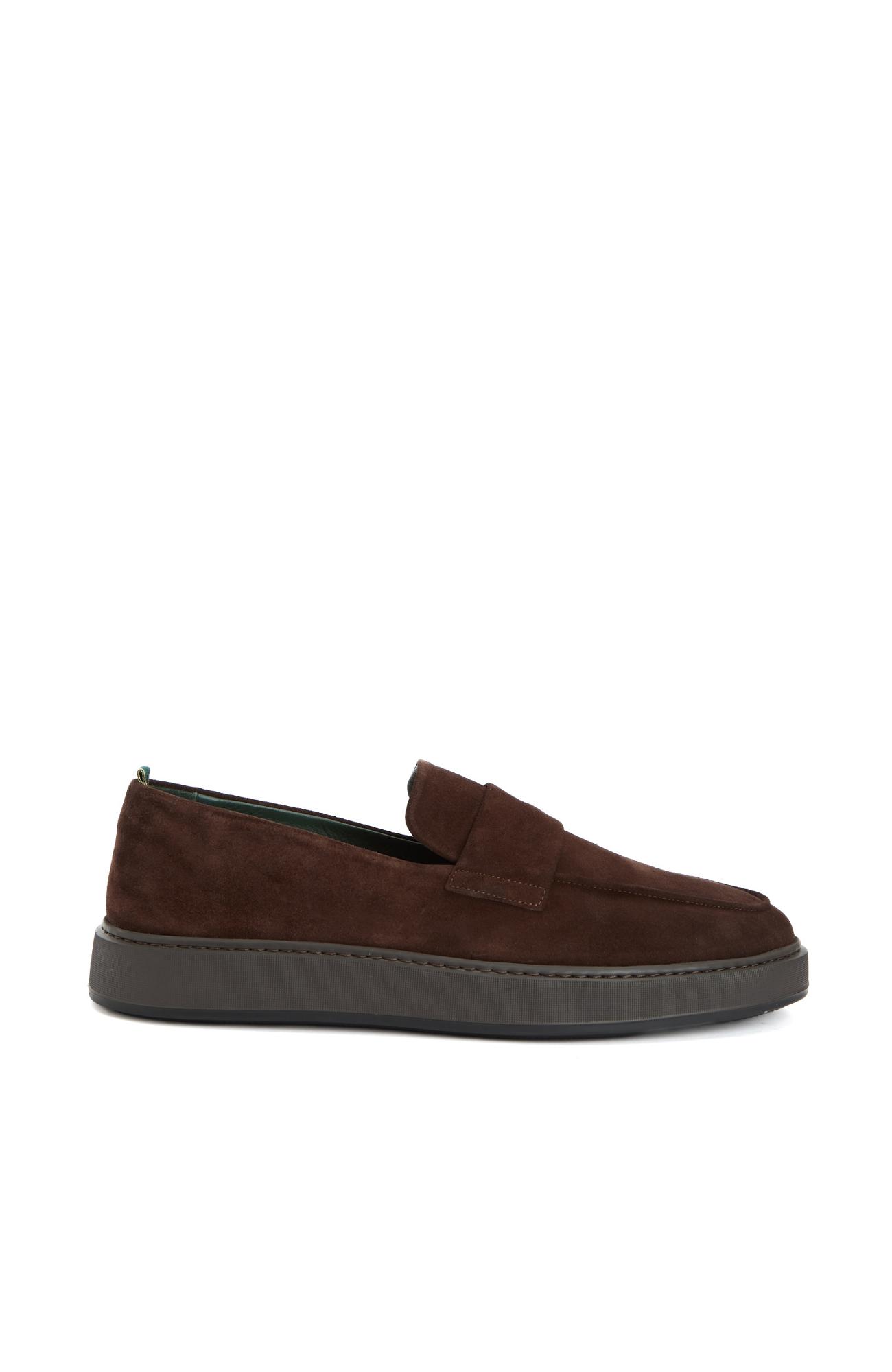 George Hogg Erkek Kahverengi Süet Loafer