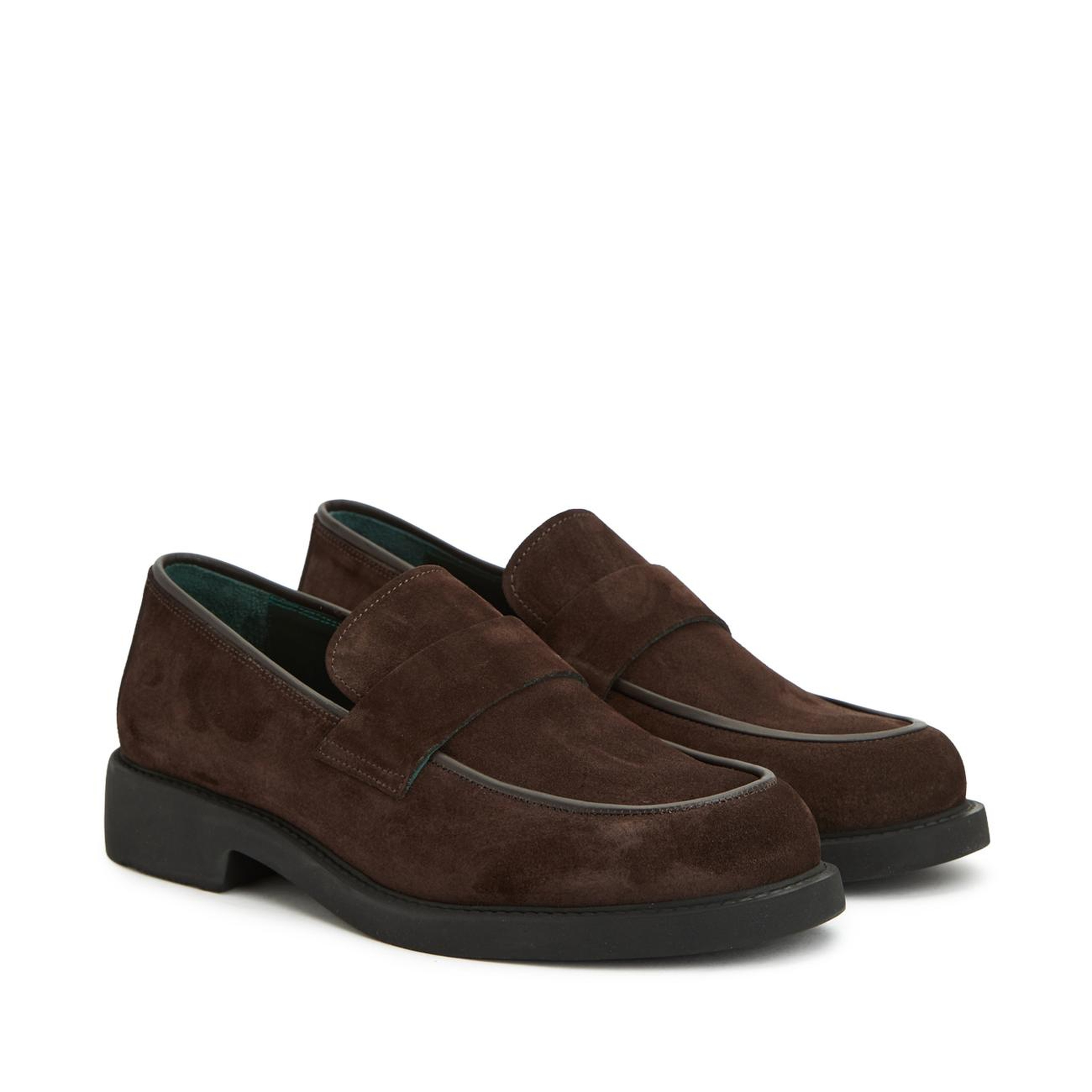 George Hogg Erkek Kahverengi Süet Loafer