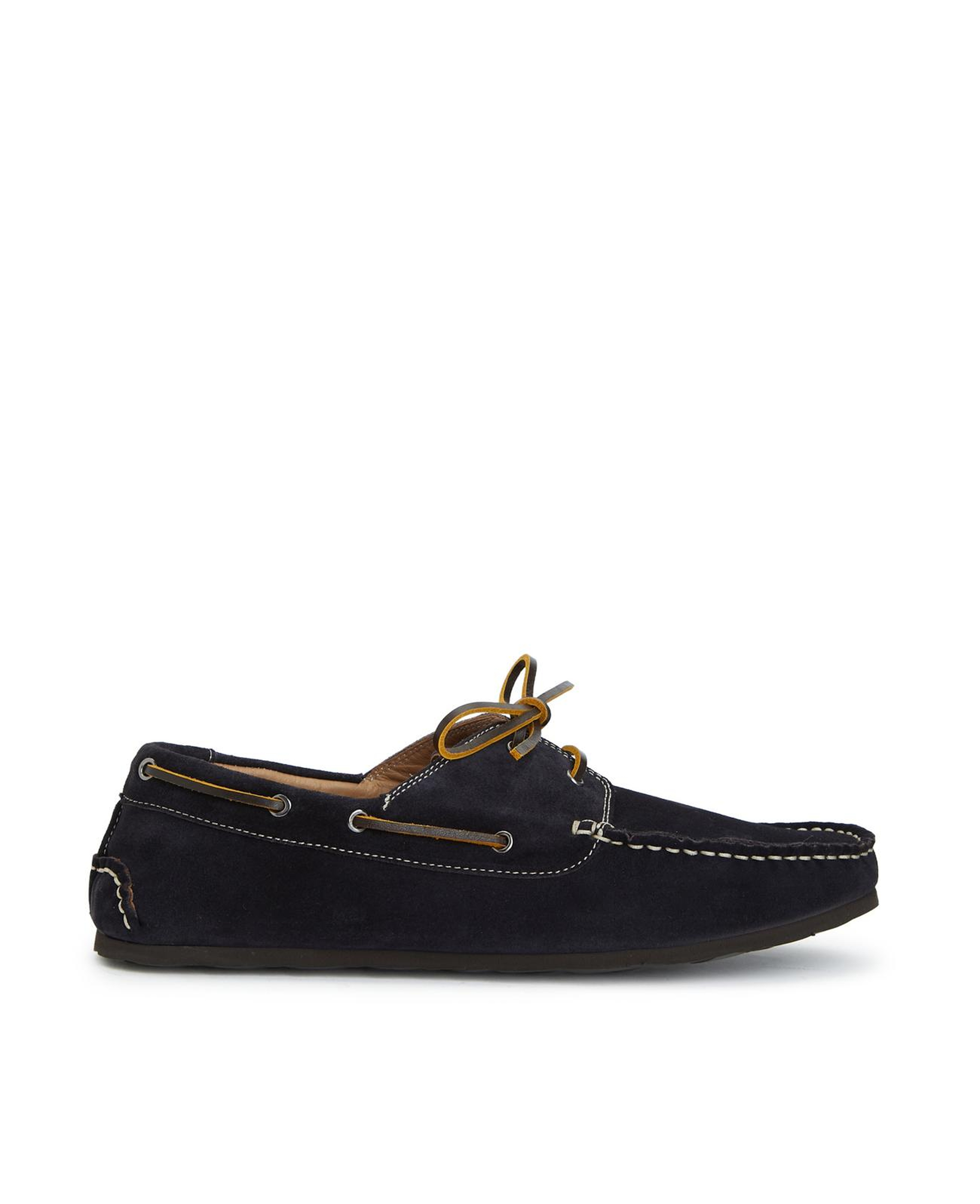 George Hogg Erkek Lacivert Deri Driver Loafer