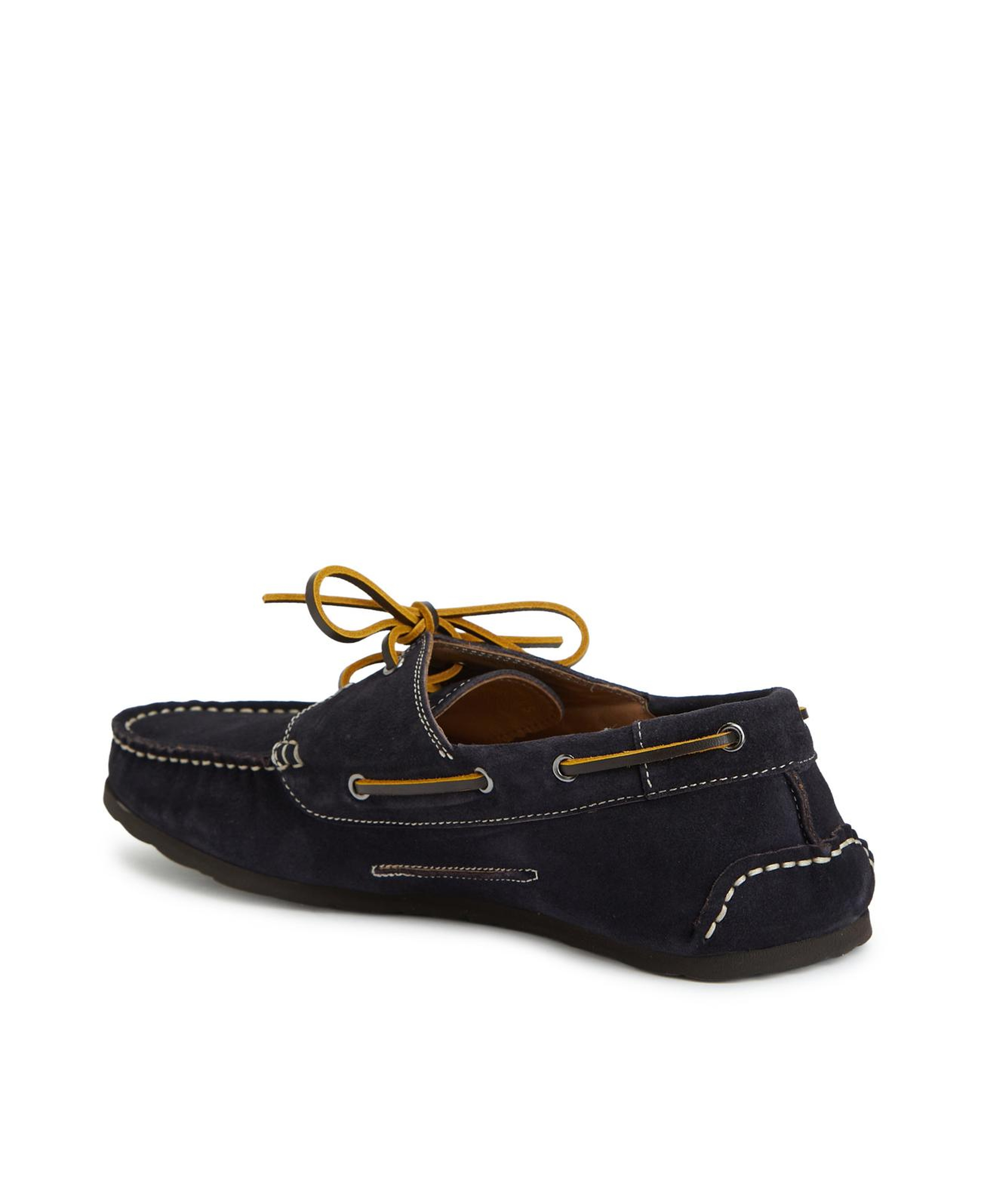 George Hogg Erkek Lacivert Deri Driver Loafer