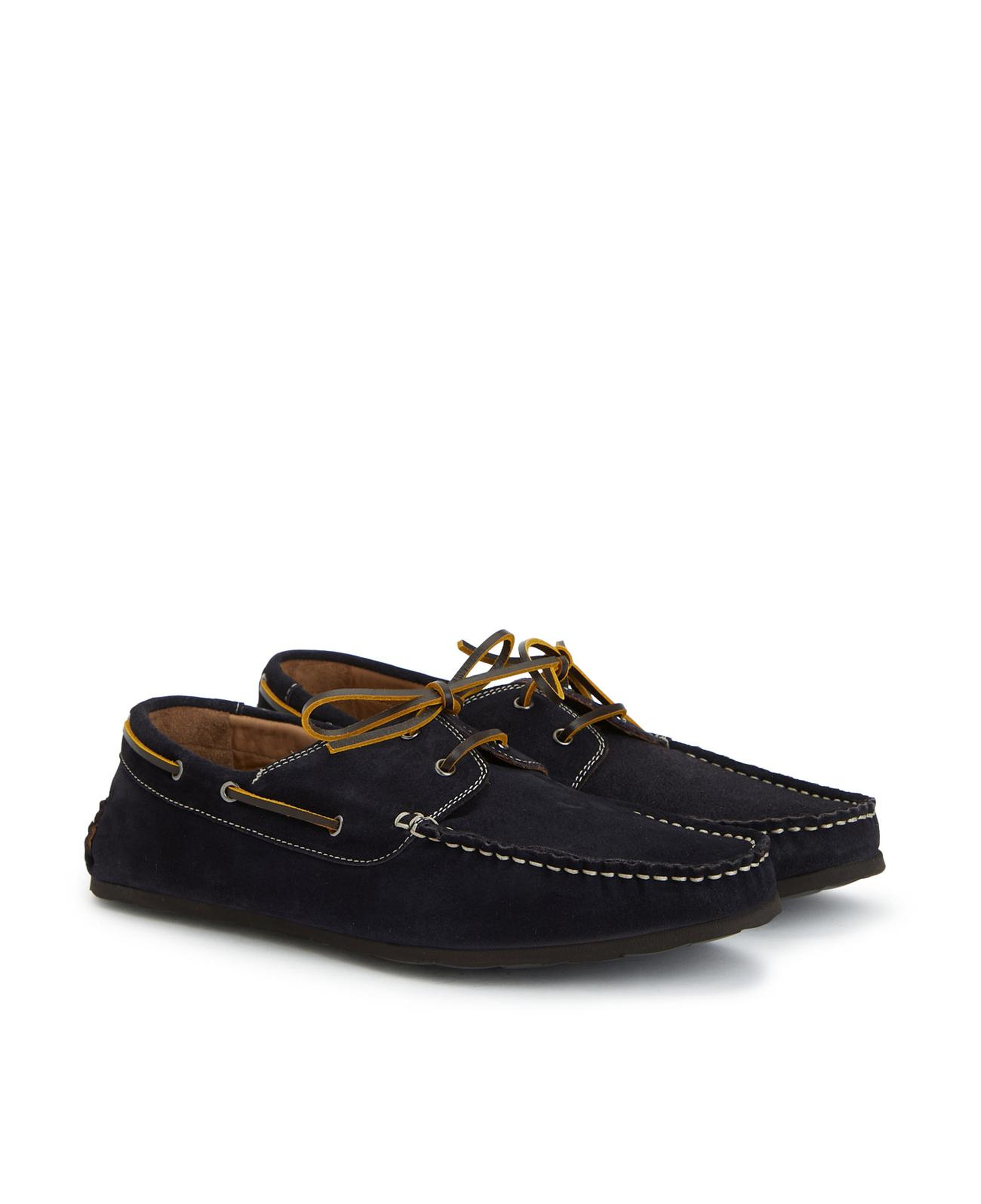 George Hogg Erkek Lacivert Deri Driver Loafer
