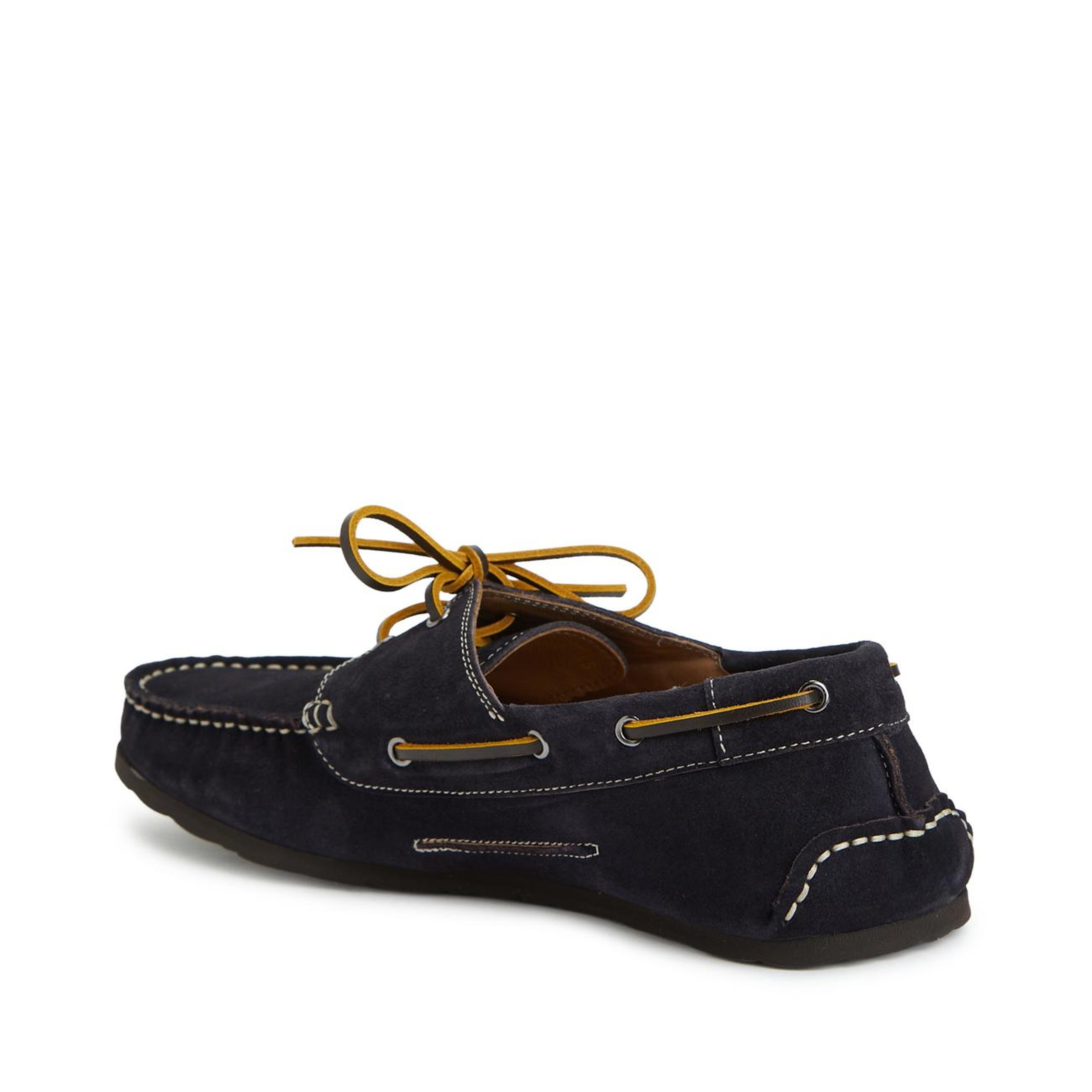 George Hogg Erkek Lacivert Deri Driver Loafer