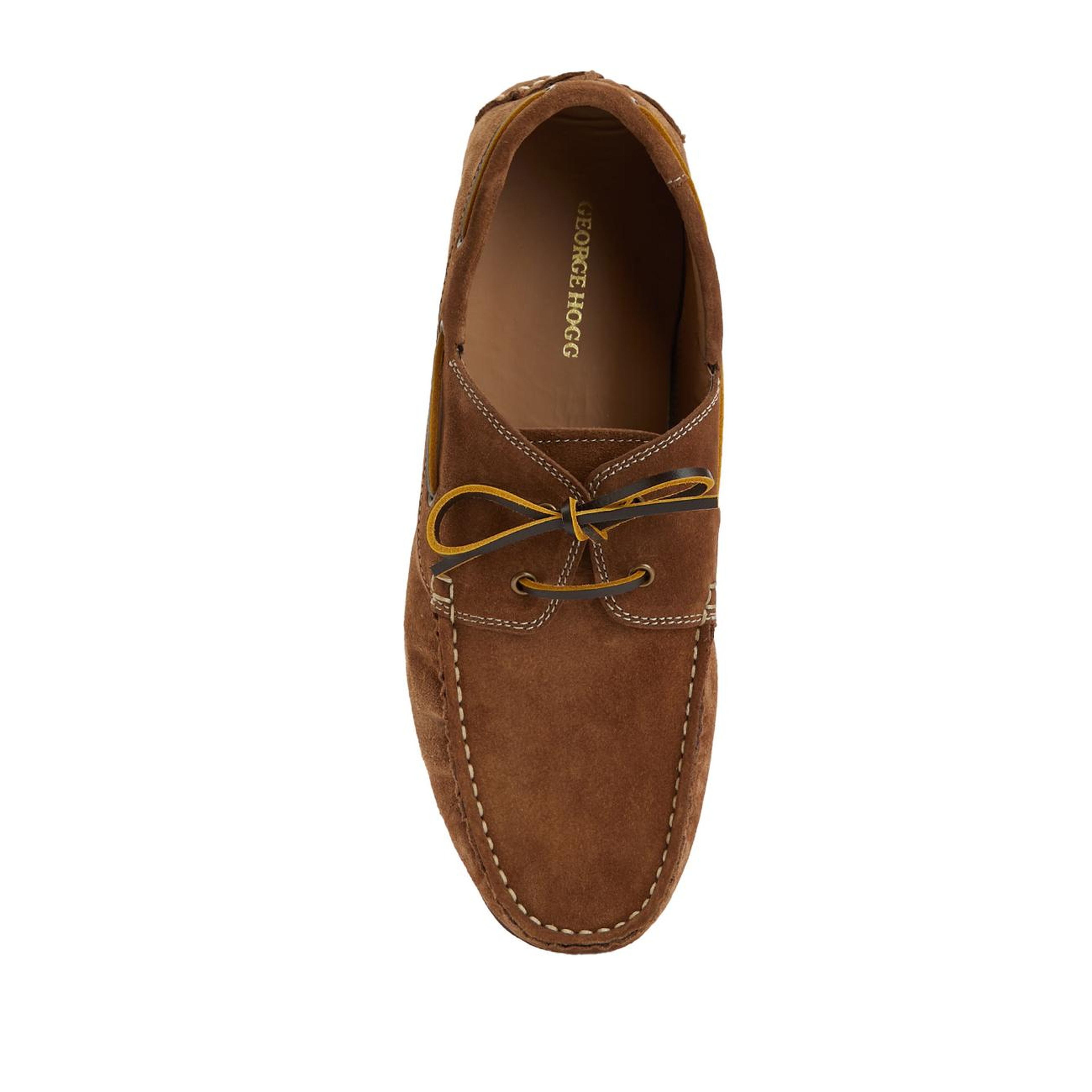 George Hogg Erkek Taba Deri Driver Loafer