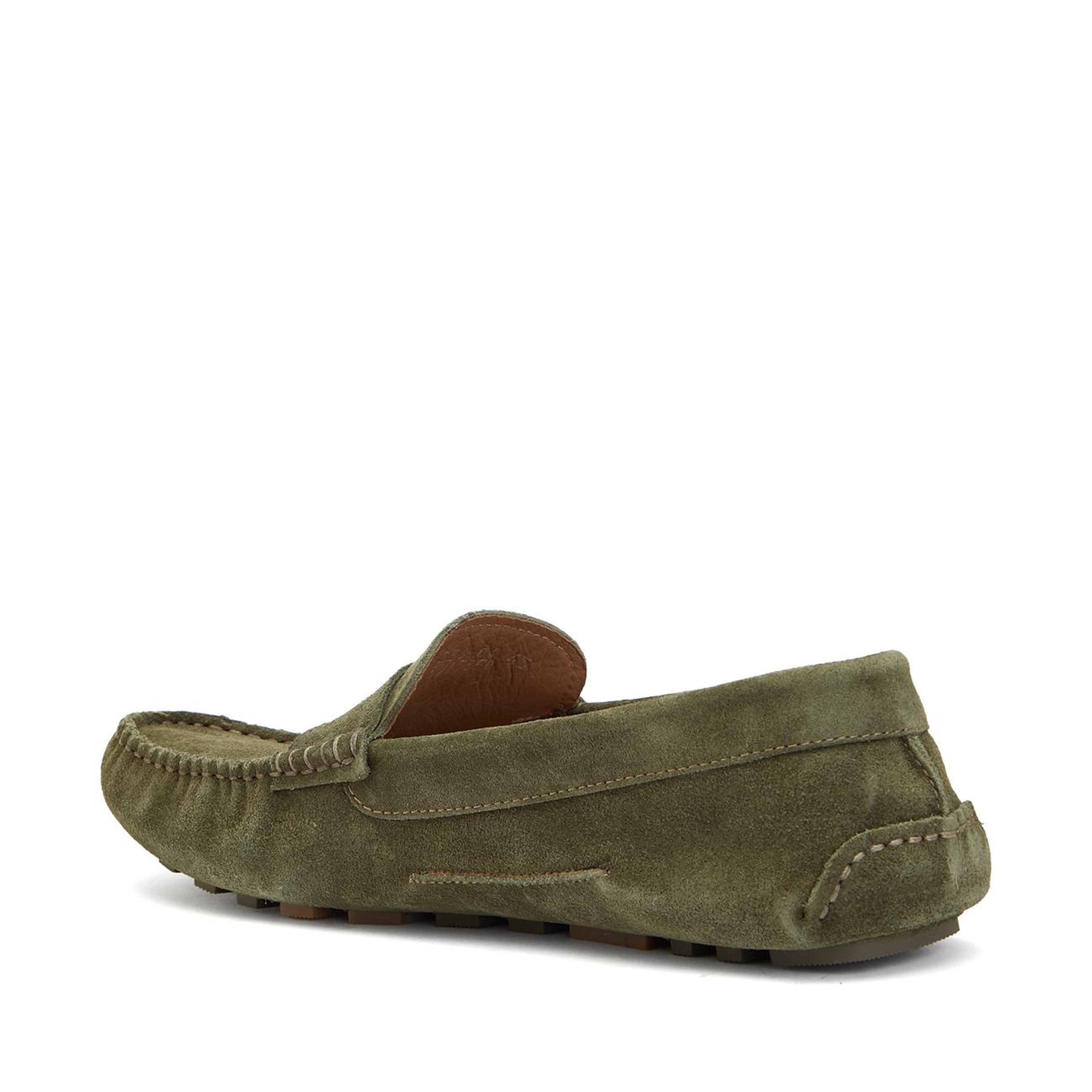 Divarese Erkek Açık Haki Süet Loafer