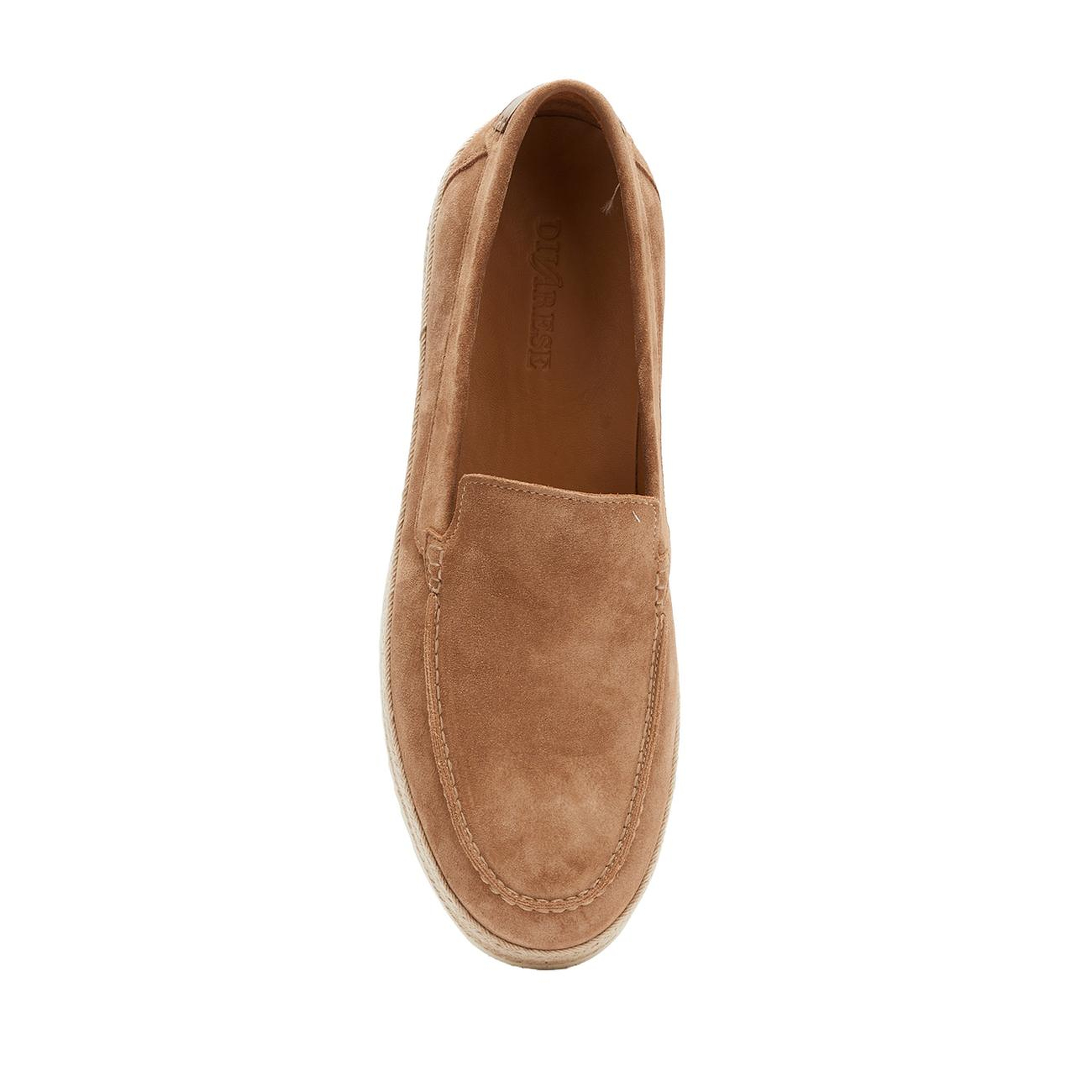 Divarese Erkek Kum Saraç Detaylı Süet Loafer