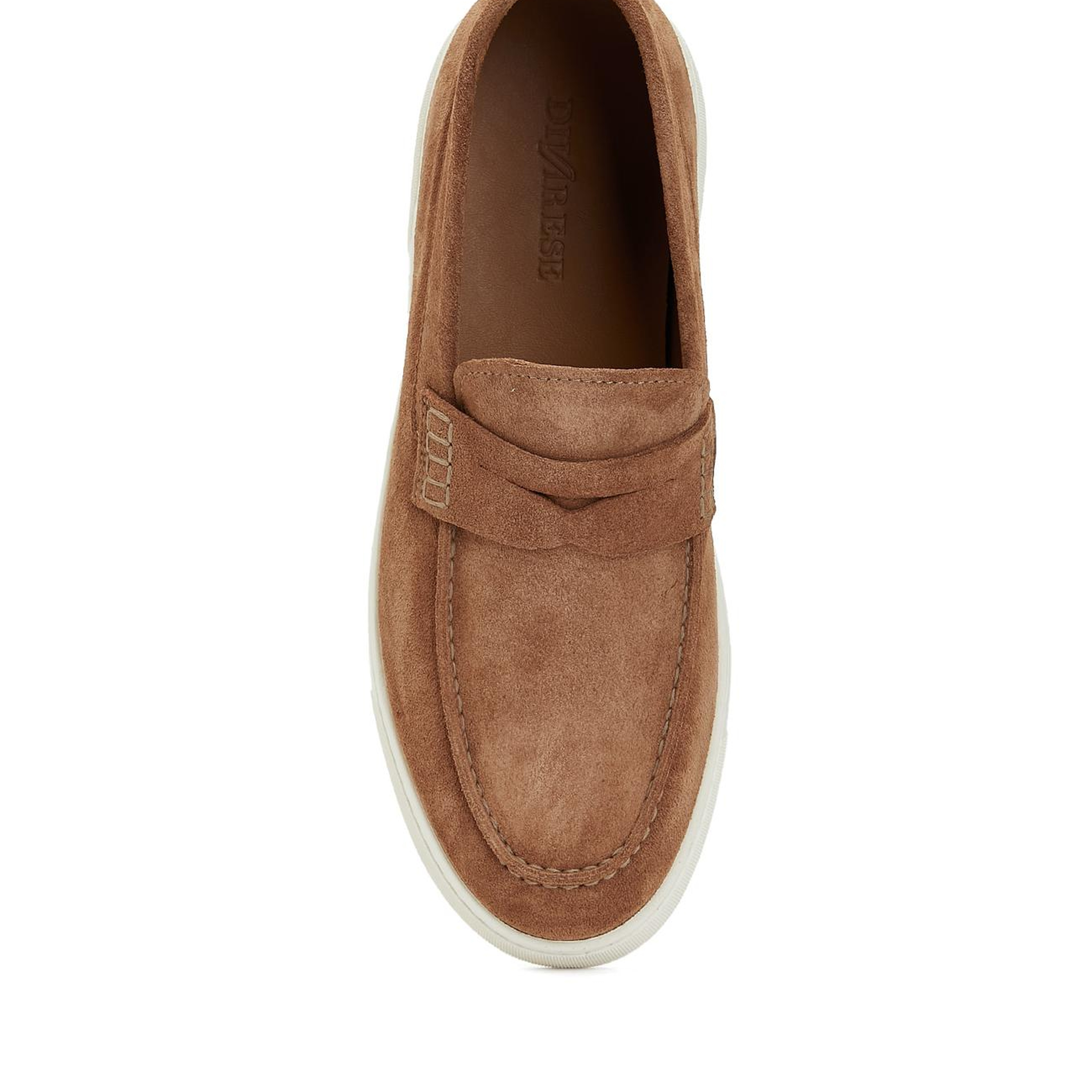 Divarese Erkek Kum Saraç Detaylı Süet Loafer