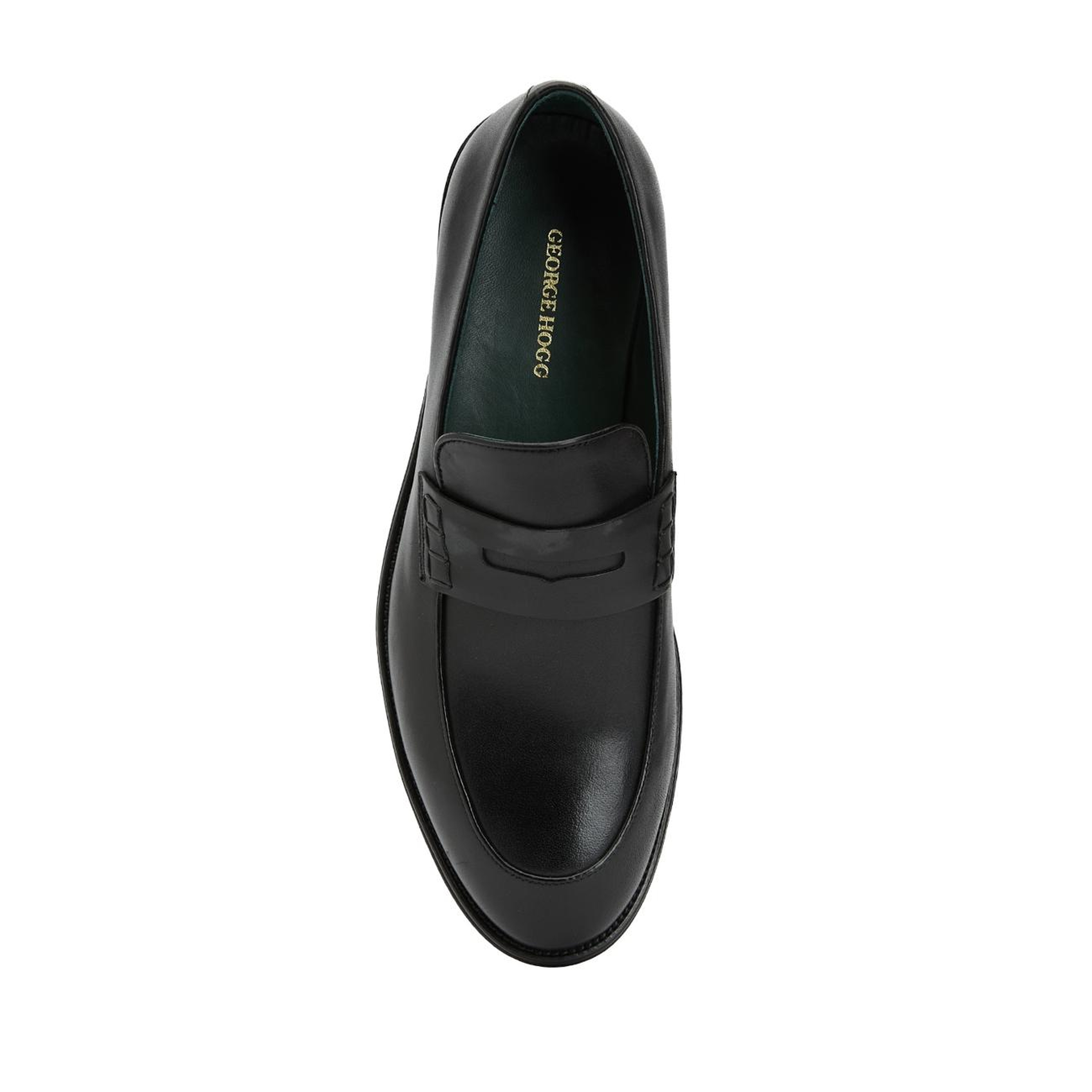 George Hogg Erkek Siyah Loafer