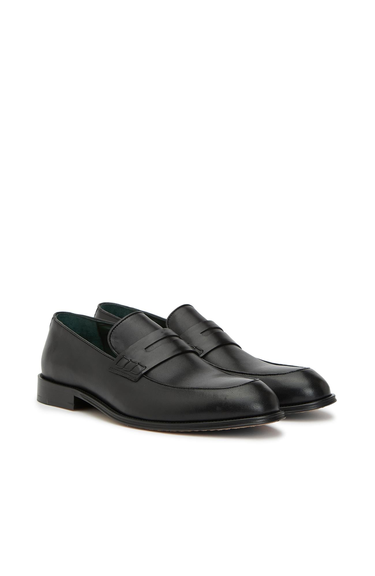 George Hogg Erkek Siyah Loafer