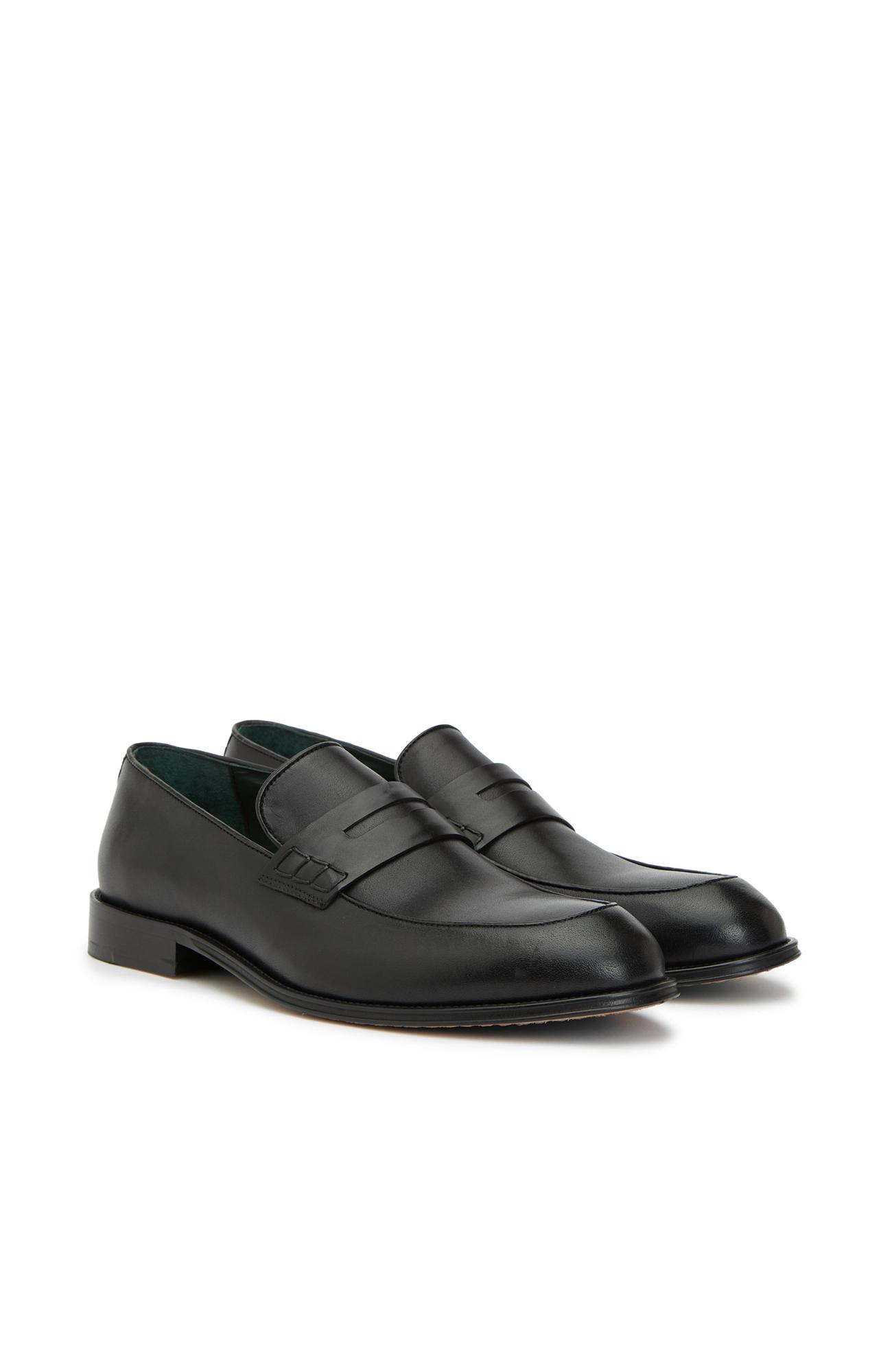 George Hogg Erkek Siyah Loafer