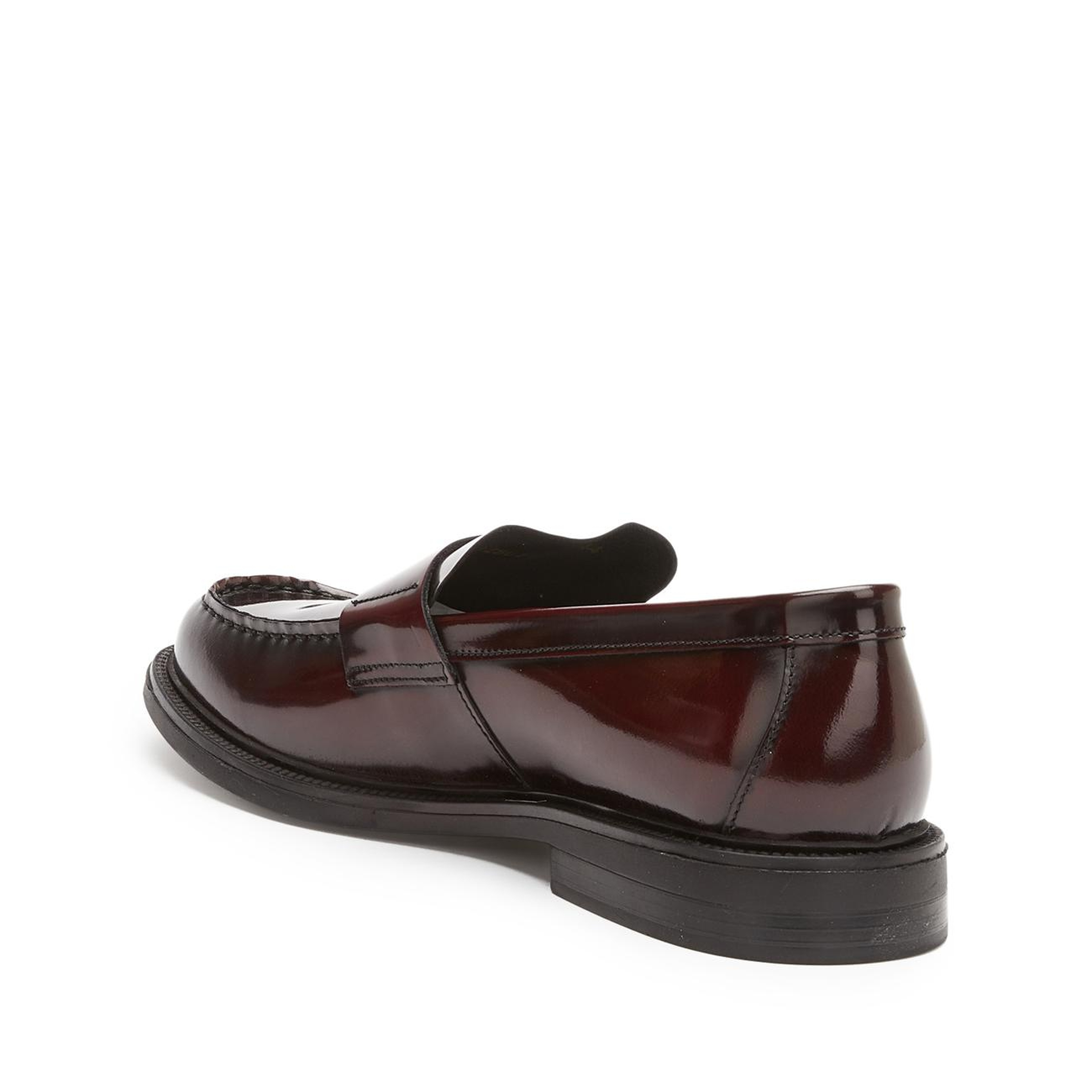 Divarese Erkek Bordo Saraç Detaylı Deri Loafer