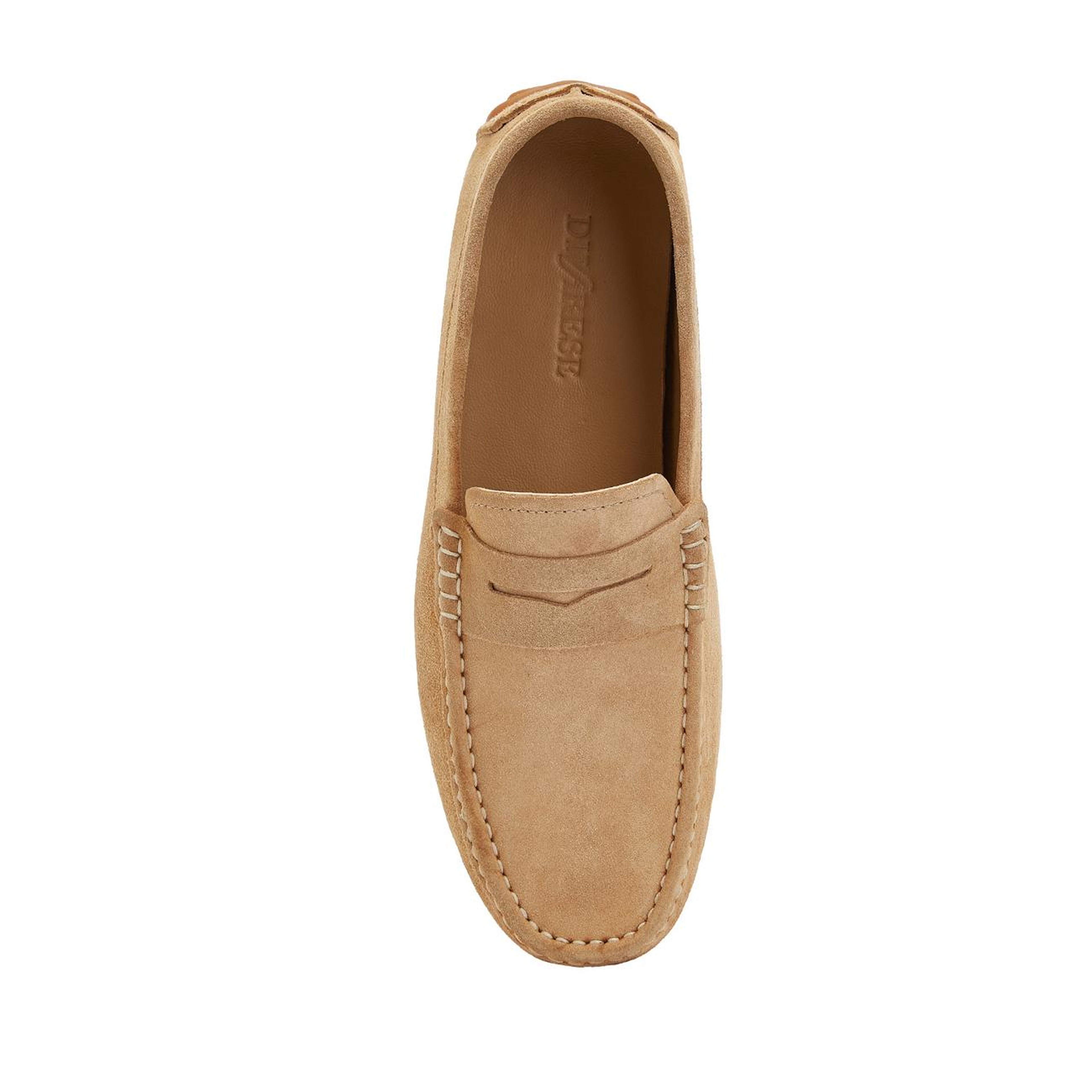 Divarese Erkek Camel Saraç Detaylı Süet Loafer