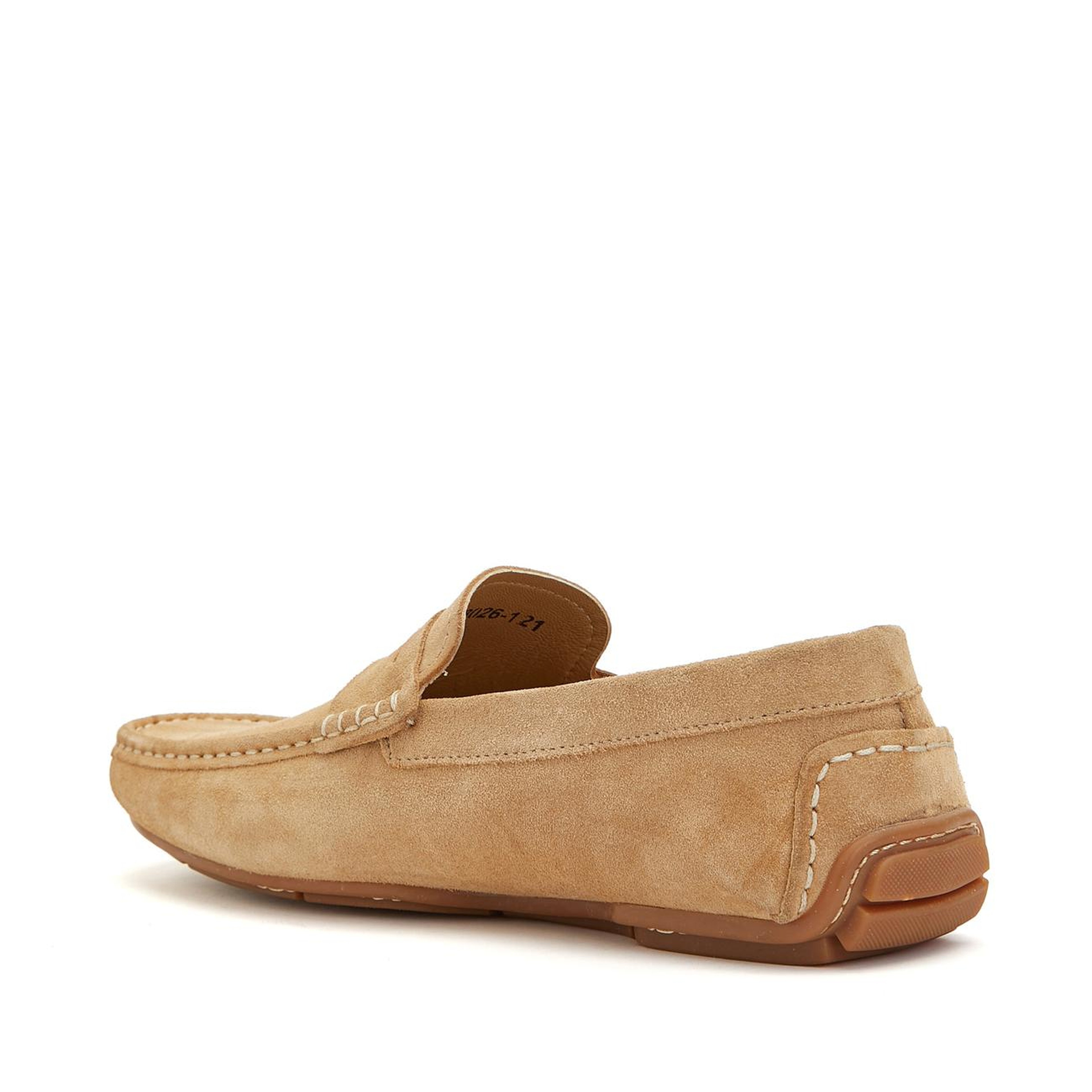 Divarese Erkek Camel Saraç Detaylı Süet Loafer