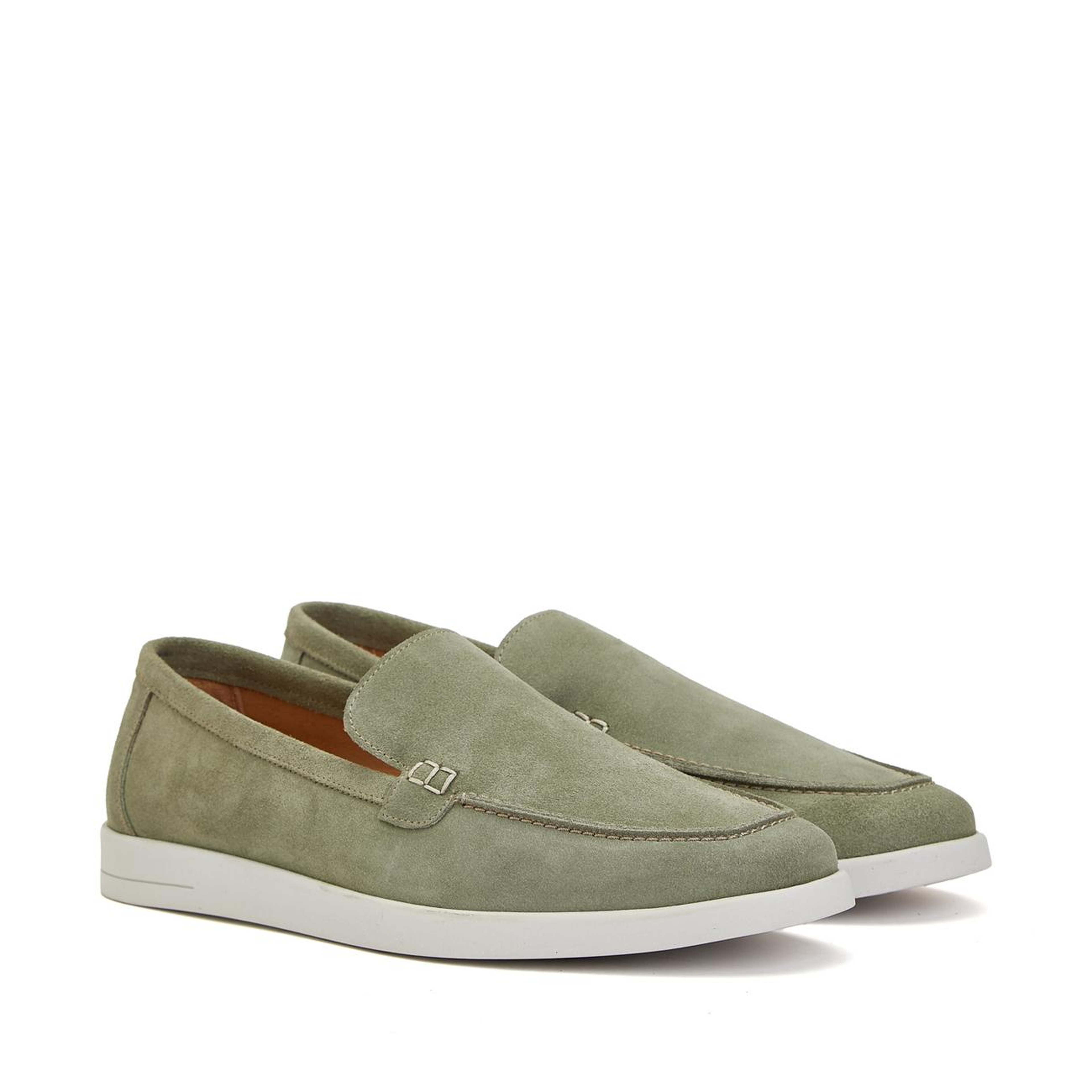 Divarese Erkek Yeşil Deri Loafer