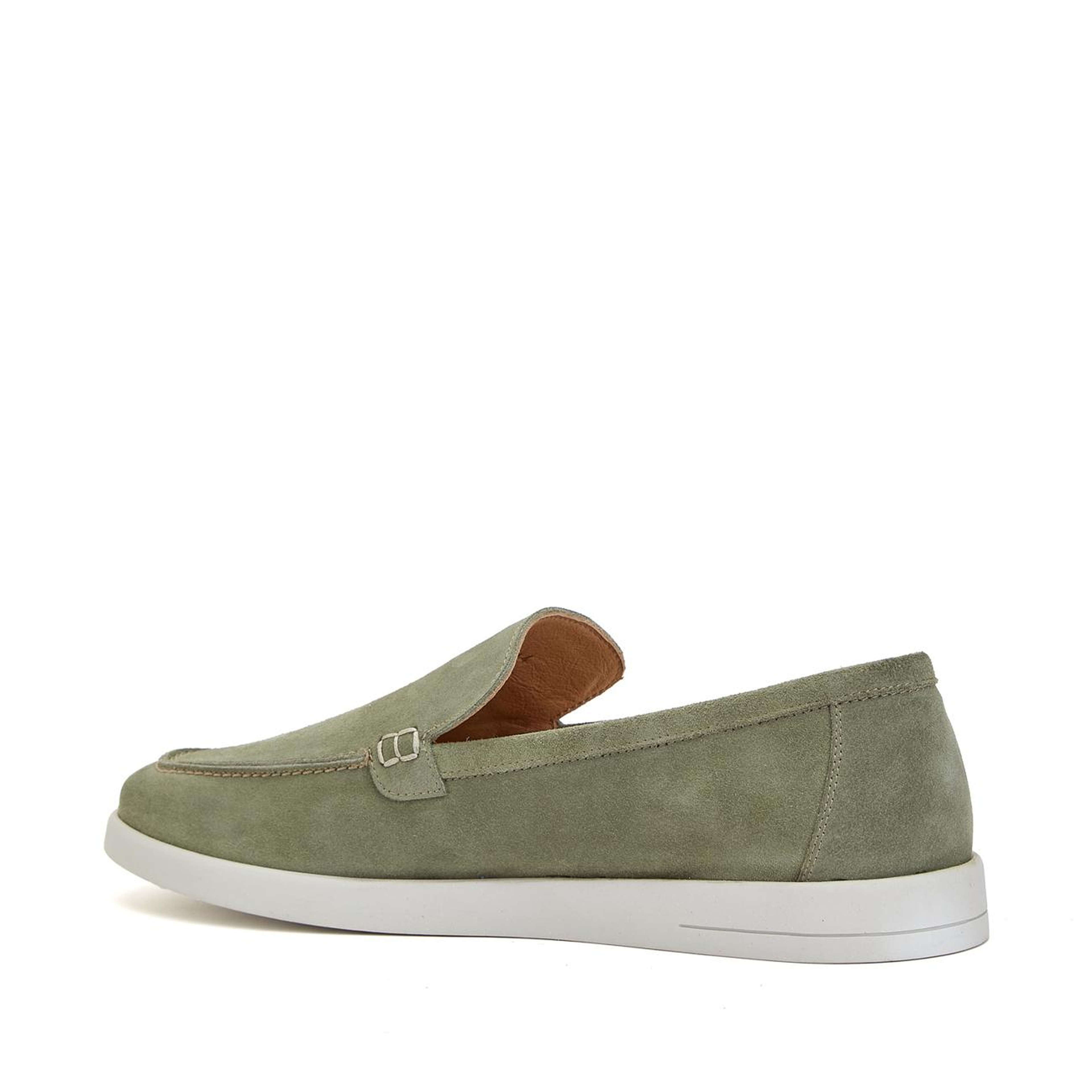 Divarese Erkek Yeşil Deri Loafer
