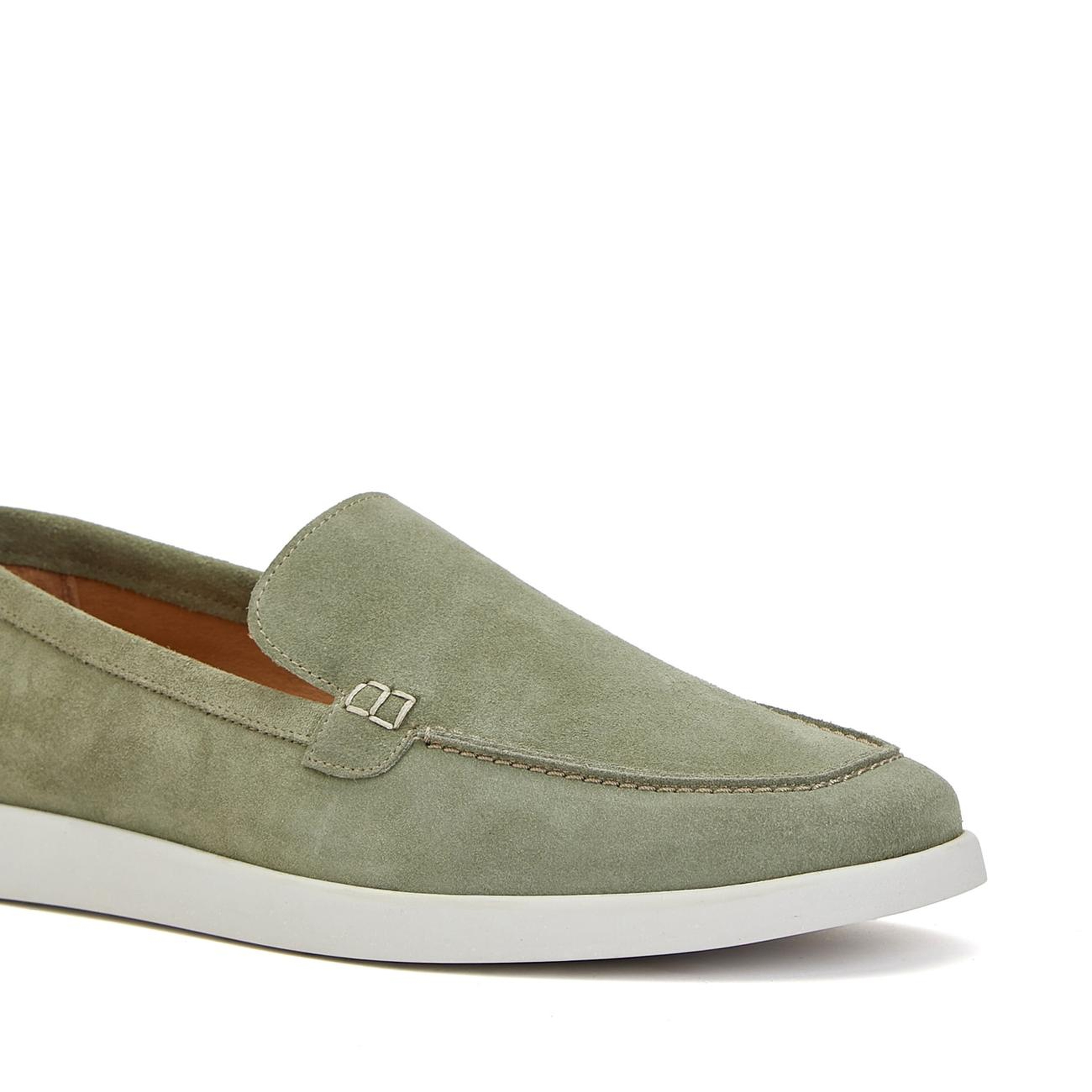 Divarese Erkek Yeşil Deri Loafer