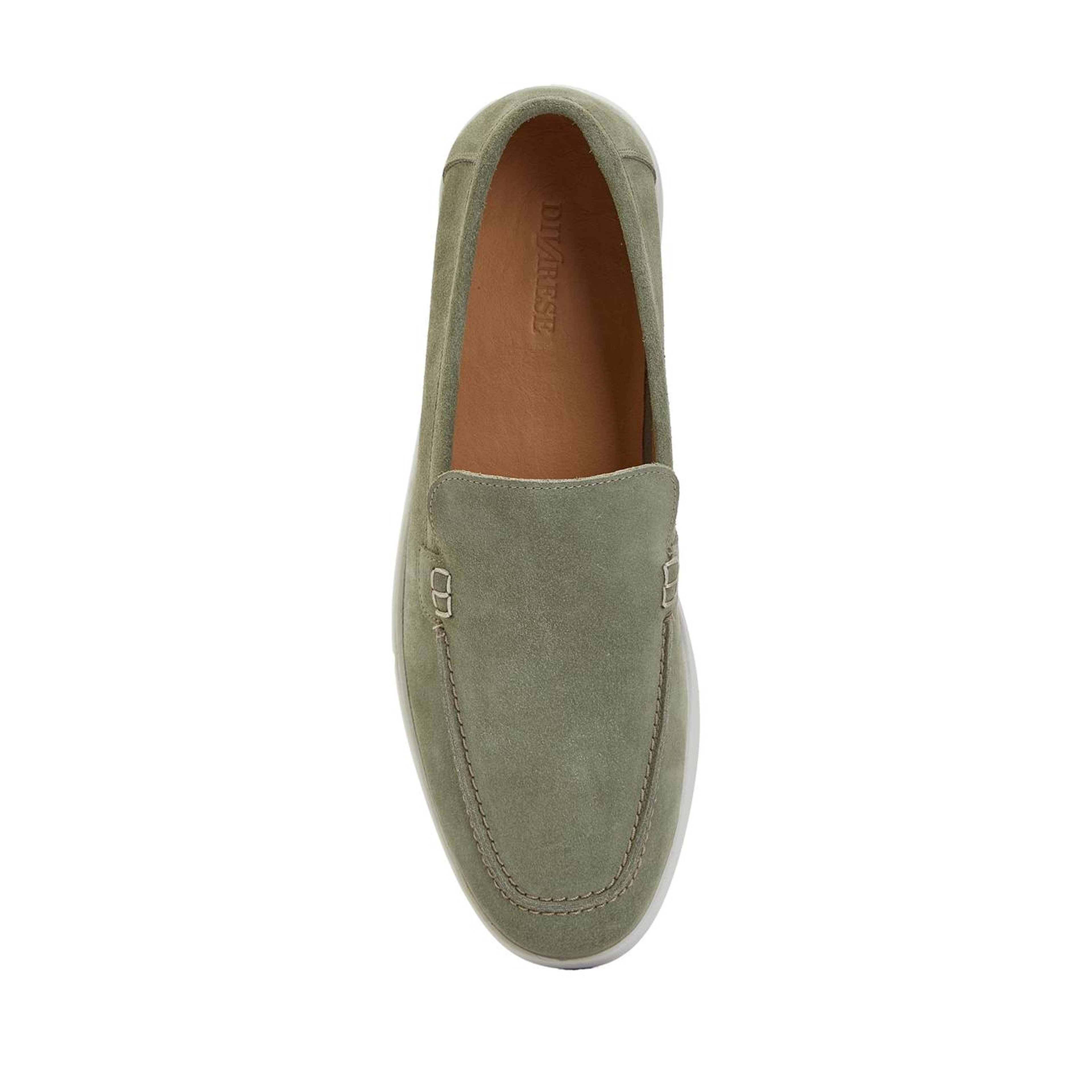 Divarese Erkek Yeşil Deri Loafer