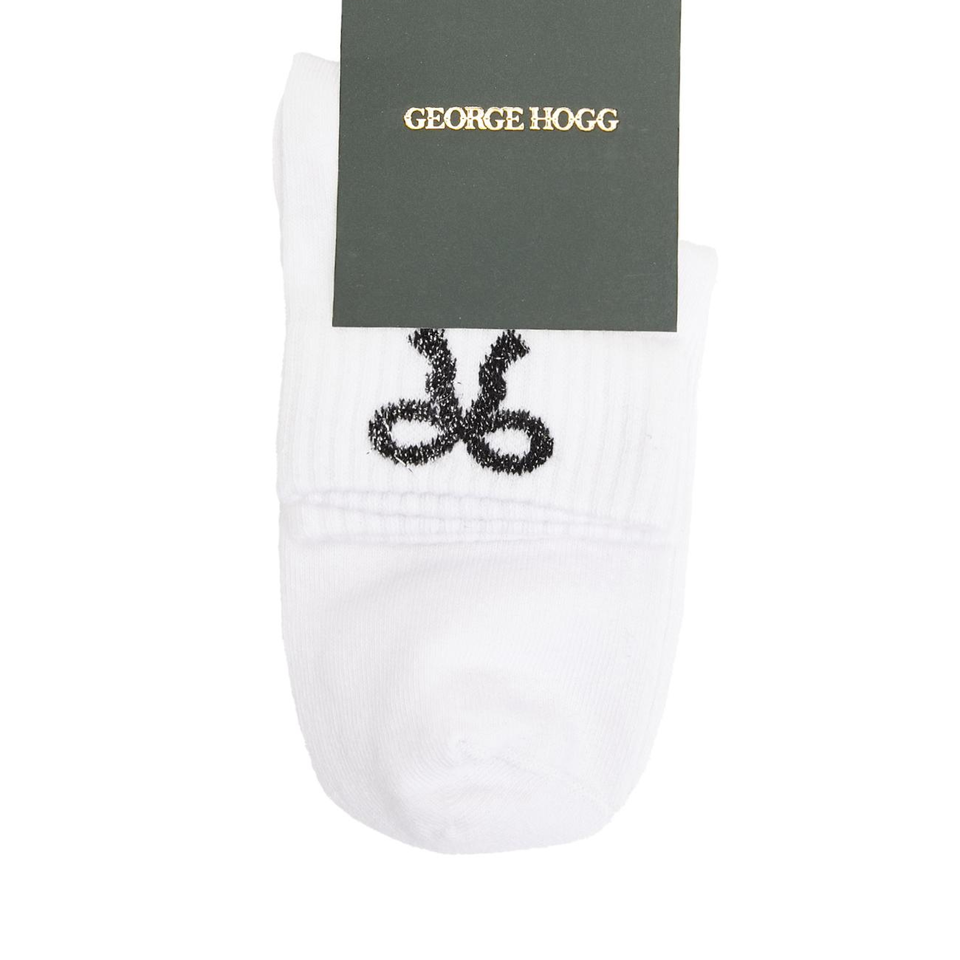 George Hogg Kadın Beyaz Sneaker Çorap