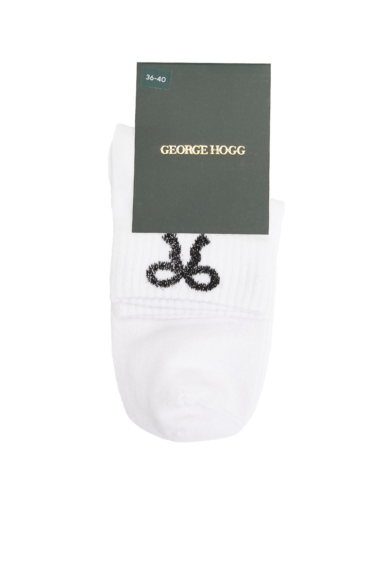 George Hogg Kadın Beyaz Sneaker Çorap