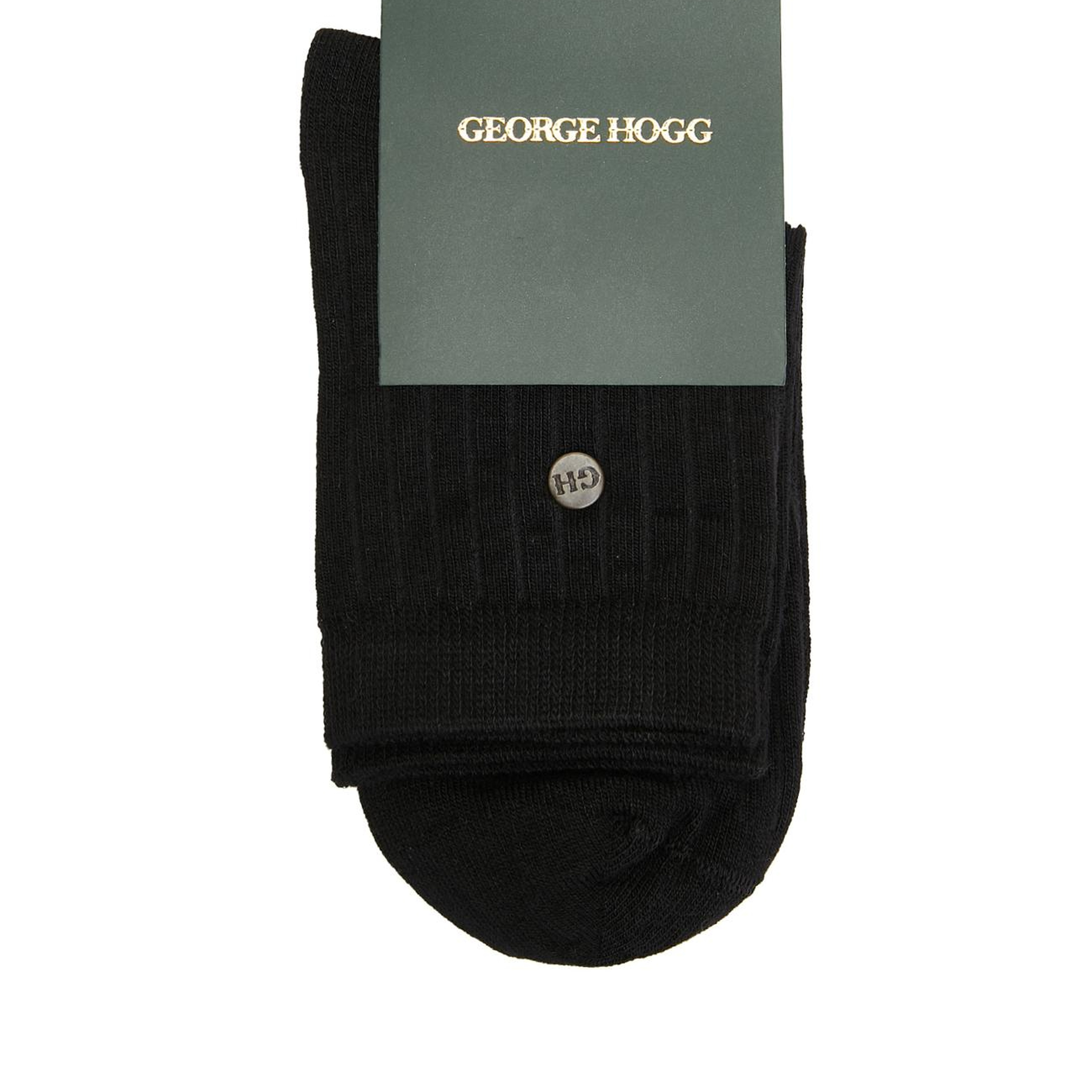 George Hogg Kadın Siyah Bambu Soket Çorap