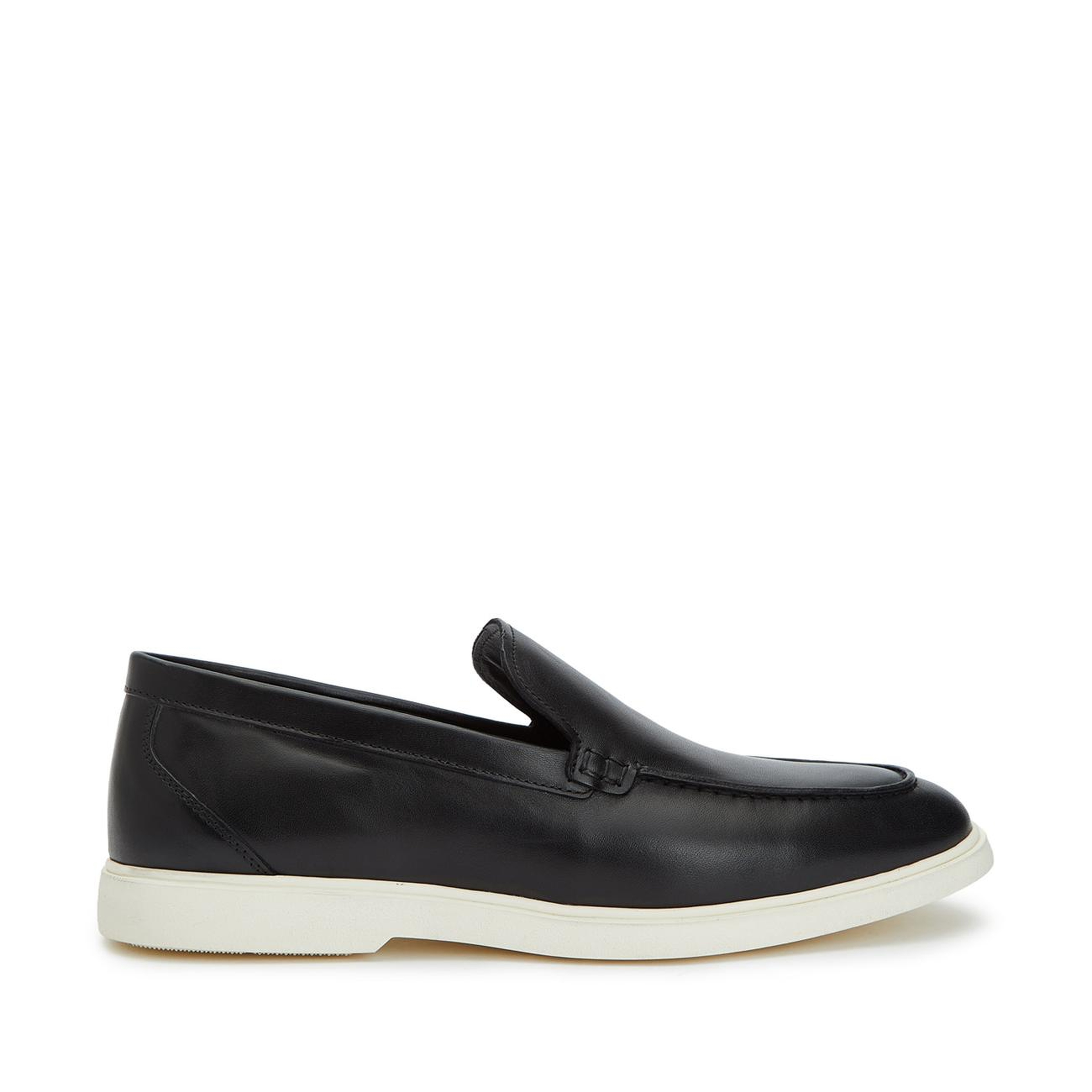 Divarese Erkek Siyah Deri Loafer