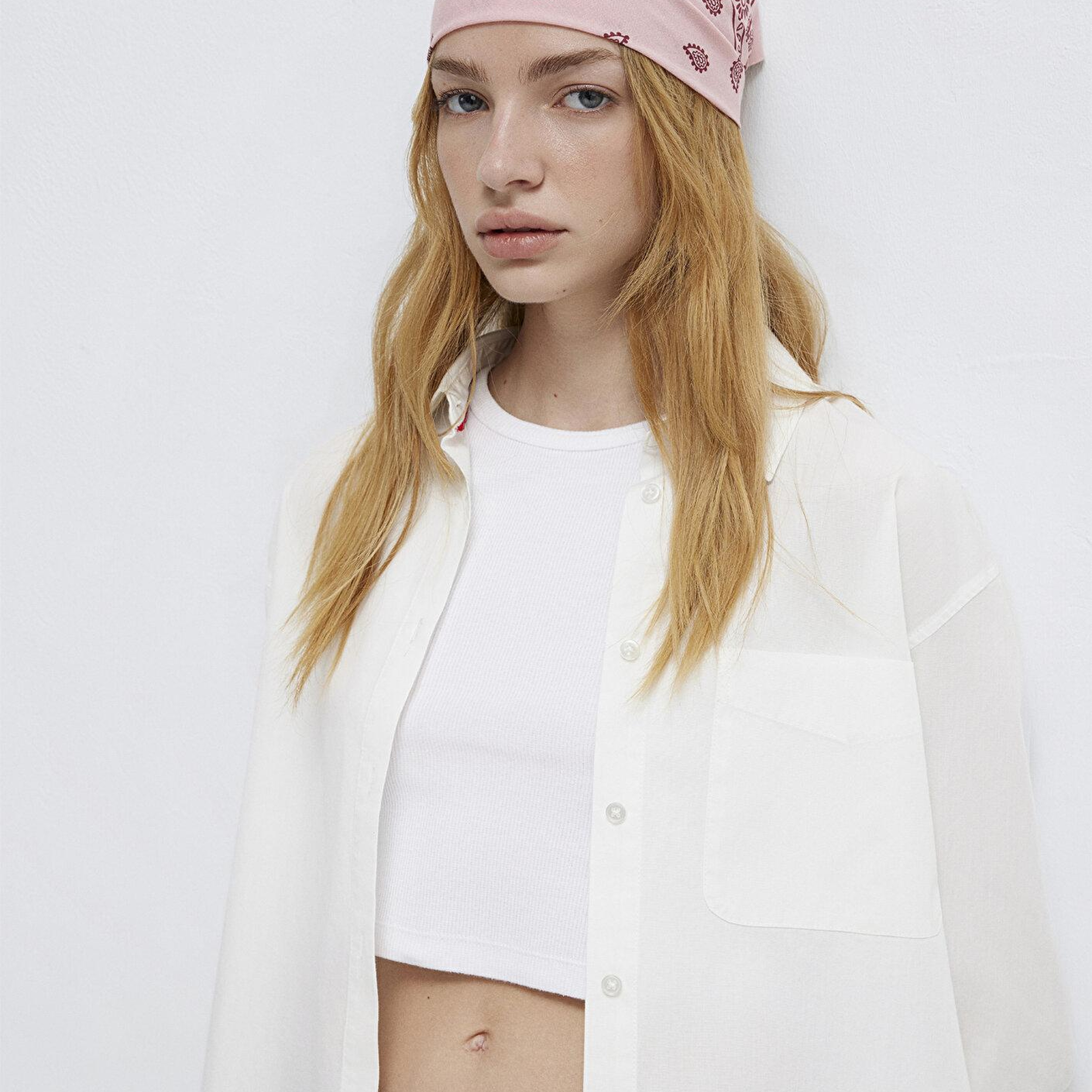 Mavi Pembe Bandana 1911810-17865